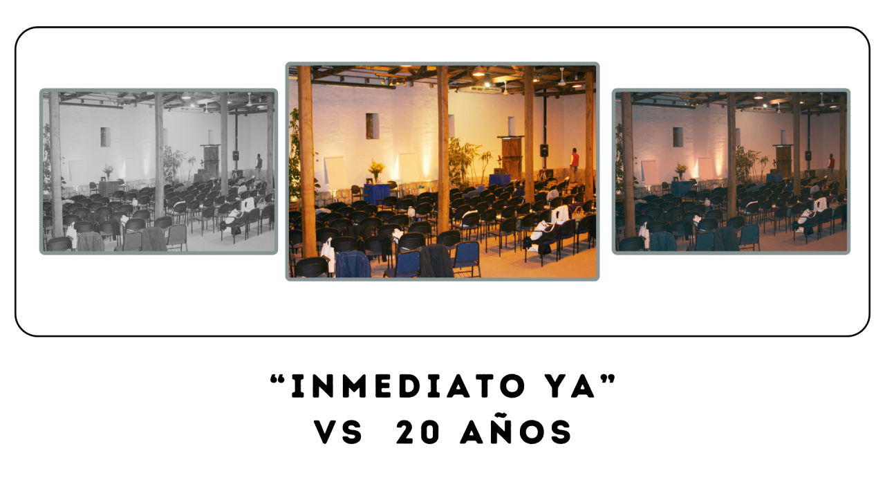 “Inmediato Ya” vs 20 Años