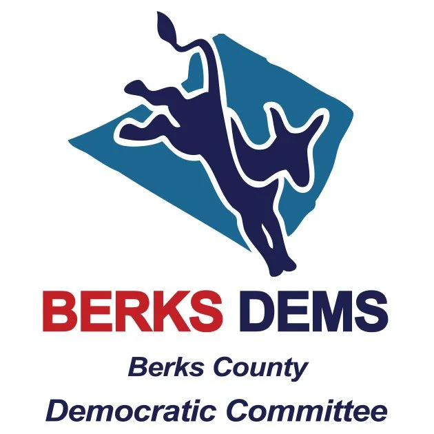 Berks County Democratic Committee logo, local Democratic Party organization in Pennsylvania. Community involvement in local politics.