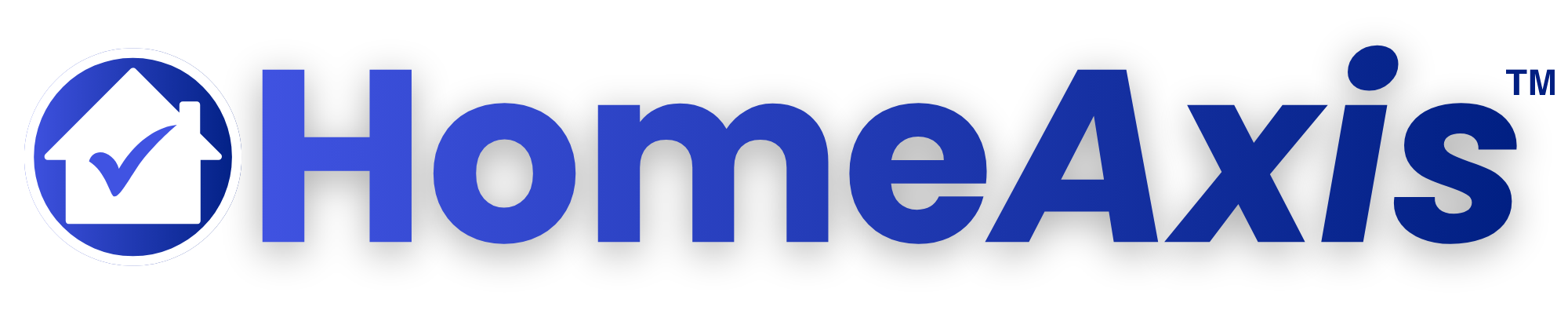 HomeAxxis logo with a house icon and checkmark