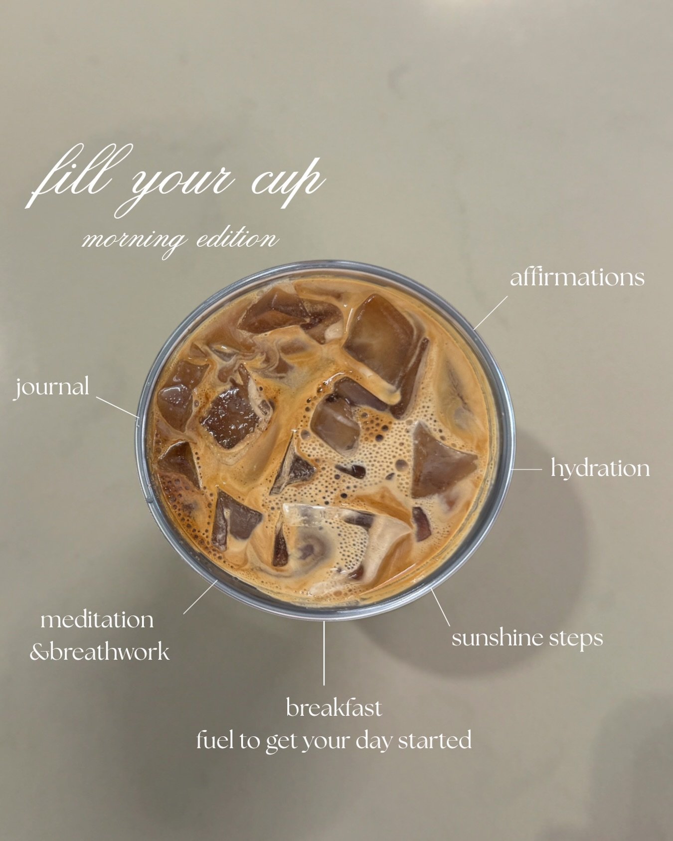 starting the day off right ☕️🤍

#selfcare #selflove