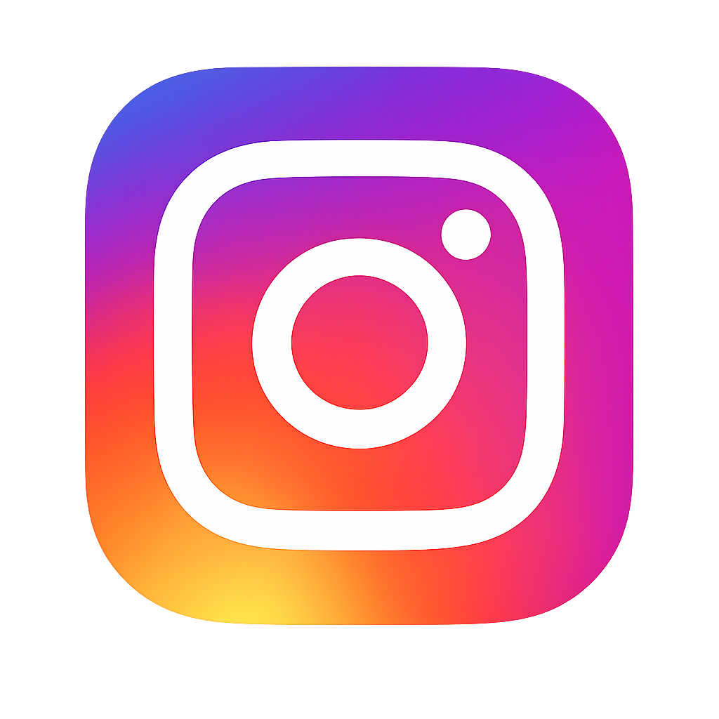 Instagram app icon with a colorful gradient background and a white camera outline