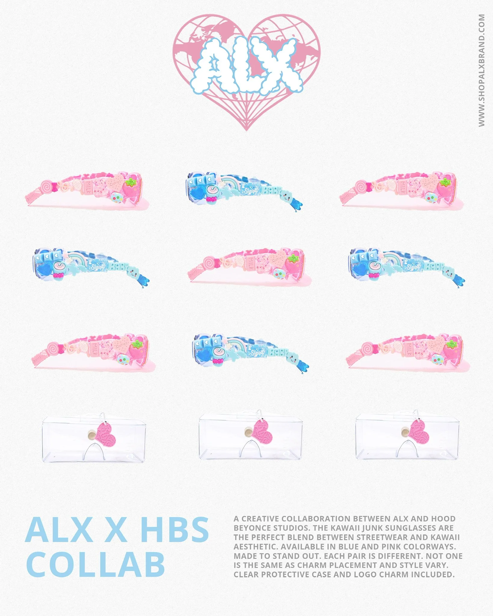 ALX Brand x Hood Beyonce Studios KAWAII JUNK Glasses
