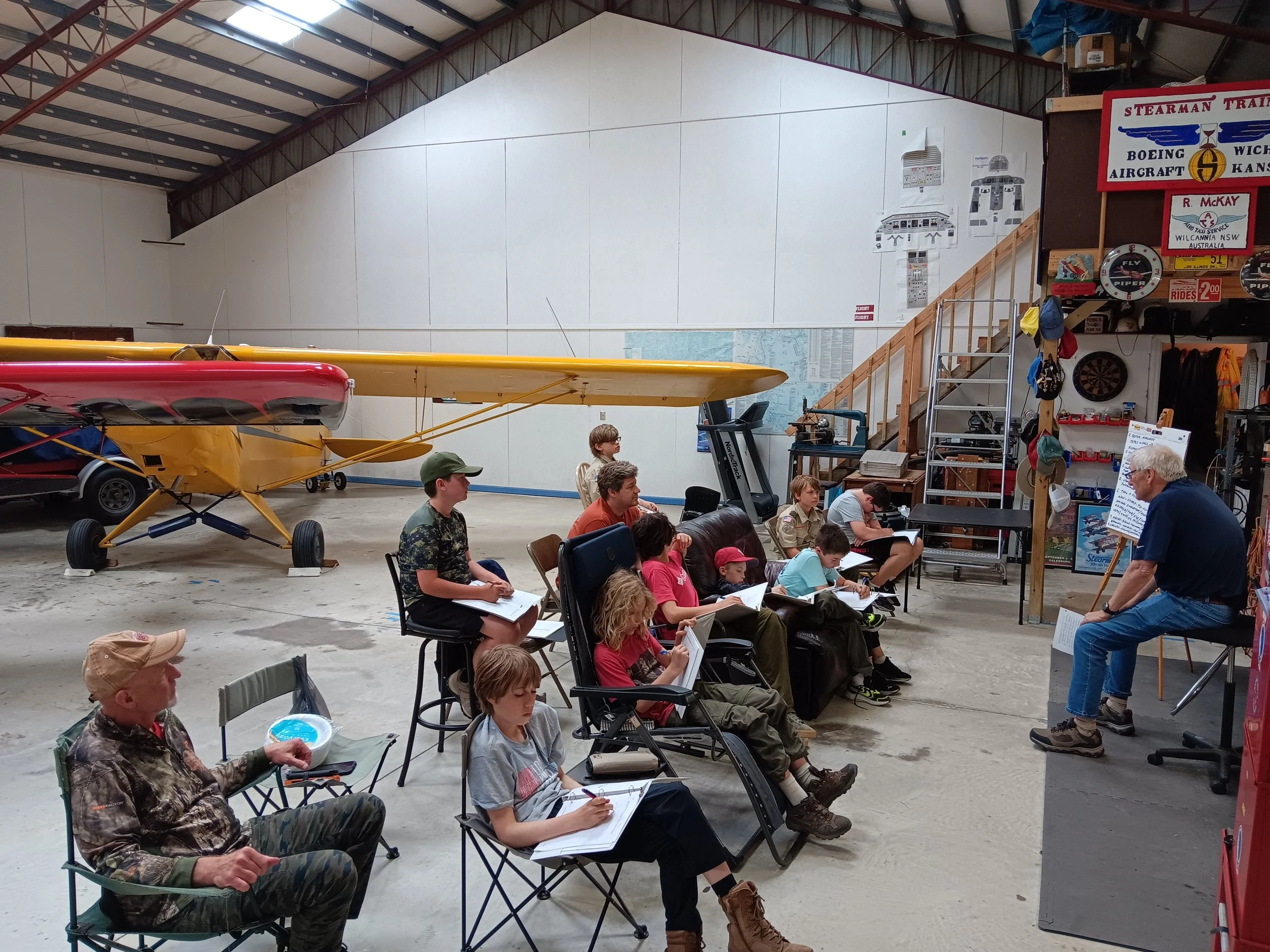 Aviation Merit Badge Campout!