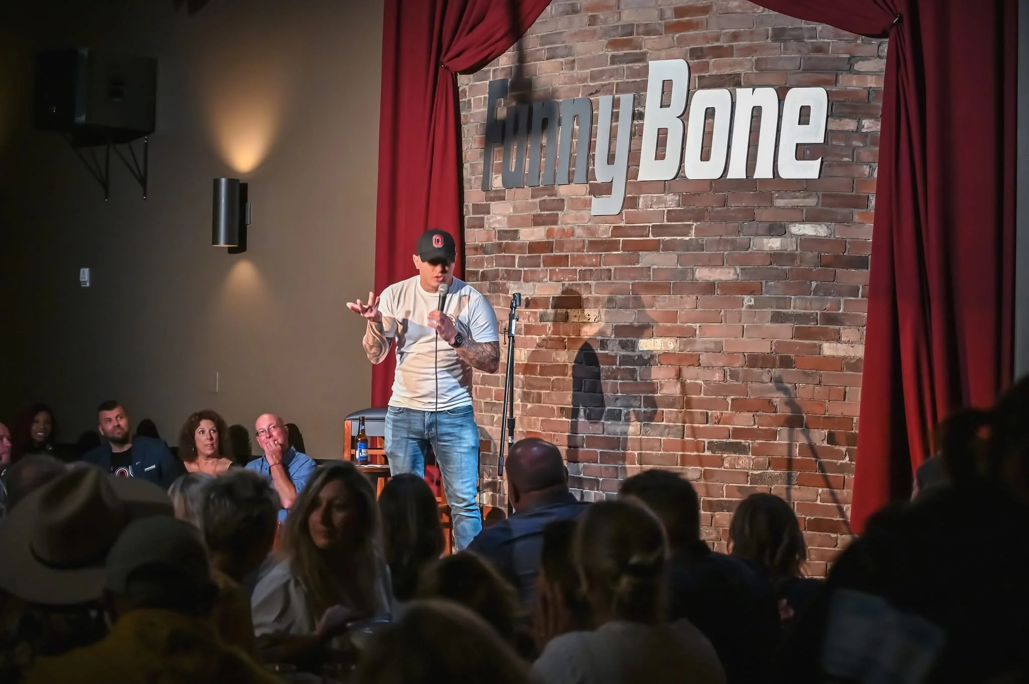 Pete Schlegel the loan officer doing stand up comedy