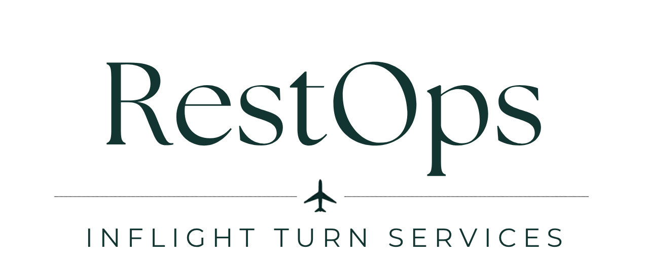Private aviation cabin transformed with RestOps premium onboard bedding solution for international and transatlantic business jet travel.