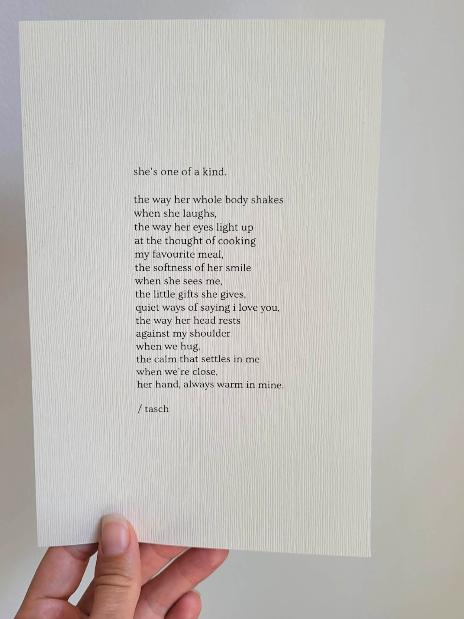Printed Poem