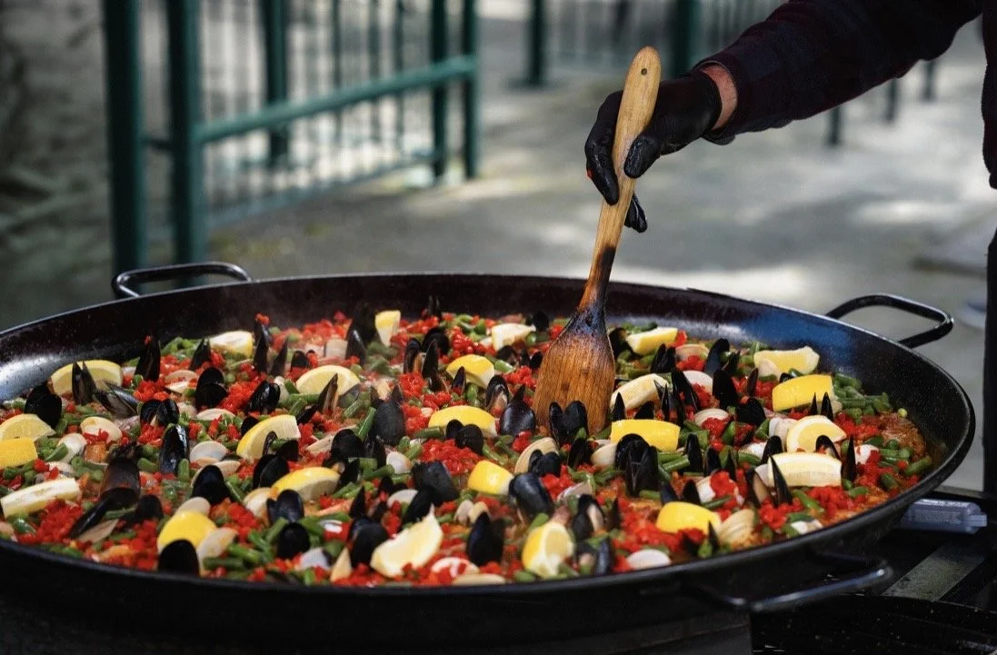 PAELLA ON THE PATIO