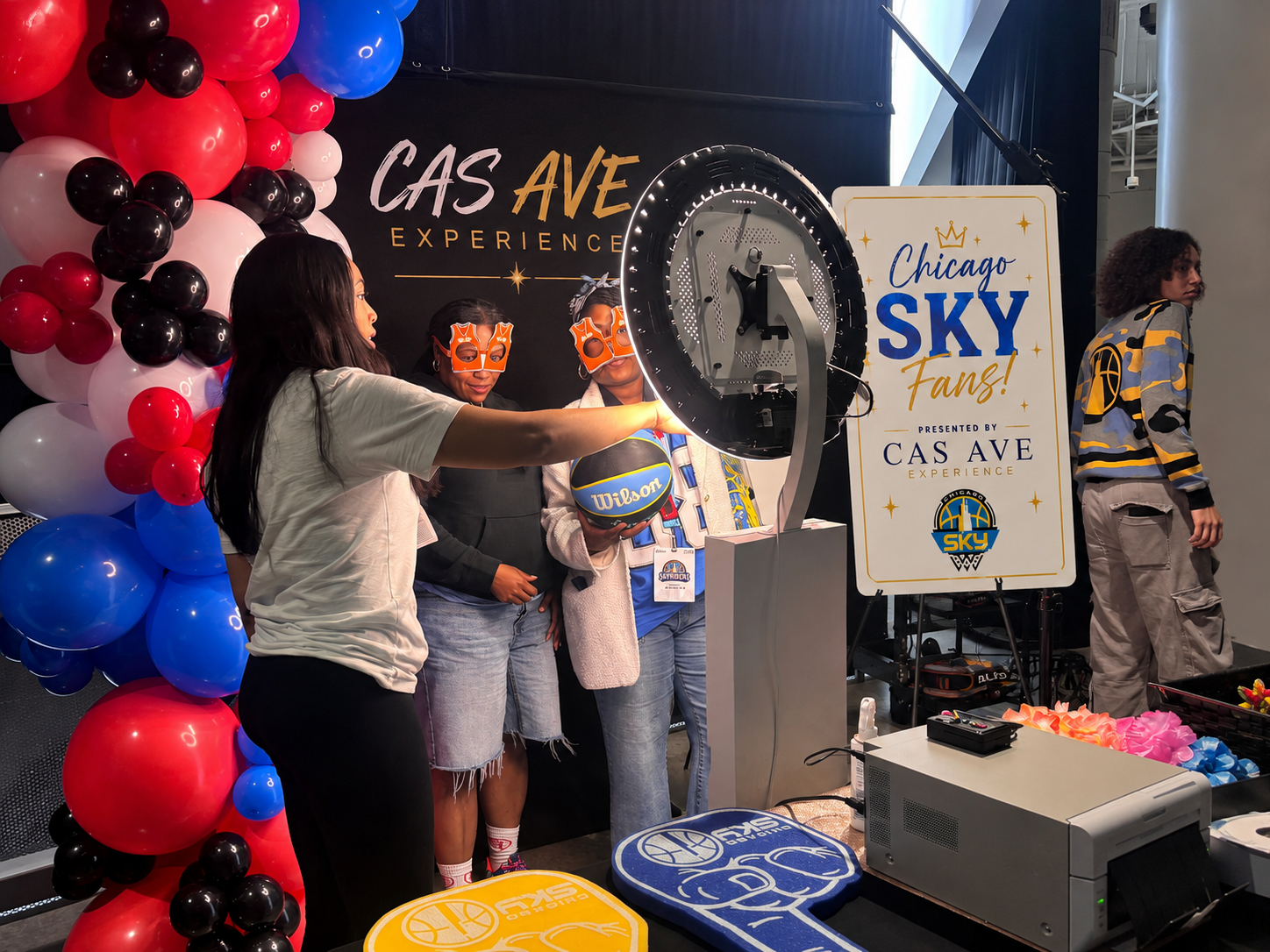 Luxury corporate photo booth activation by Cas Ave Experience in Chicago
