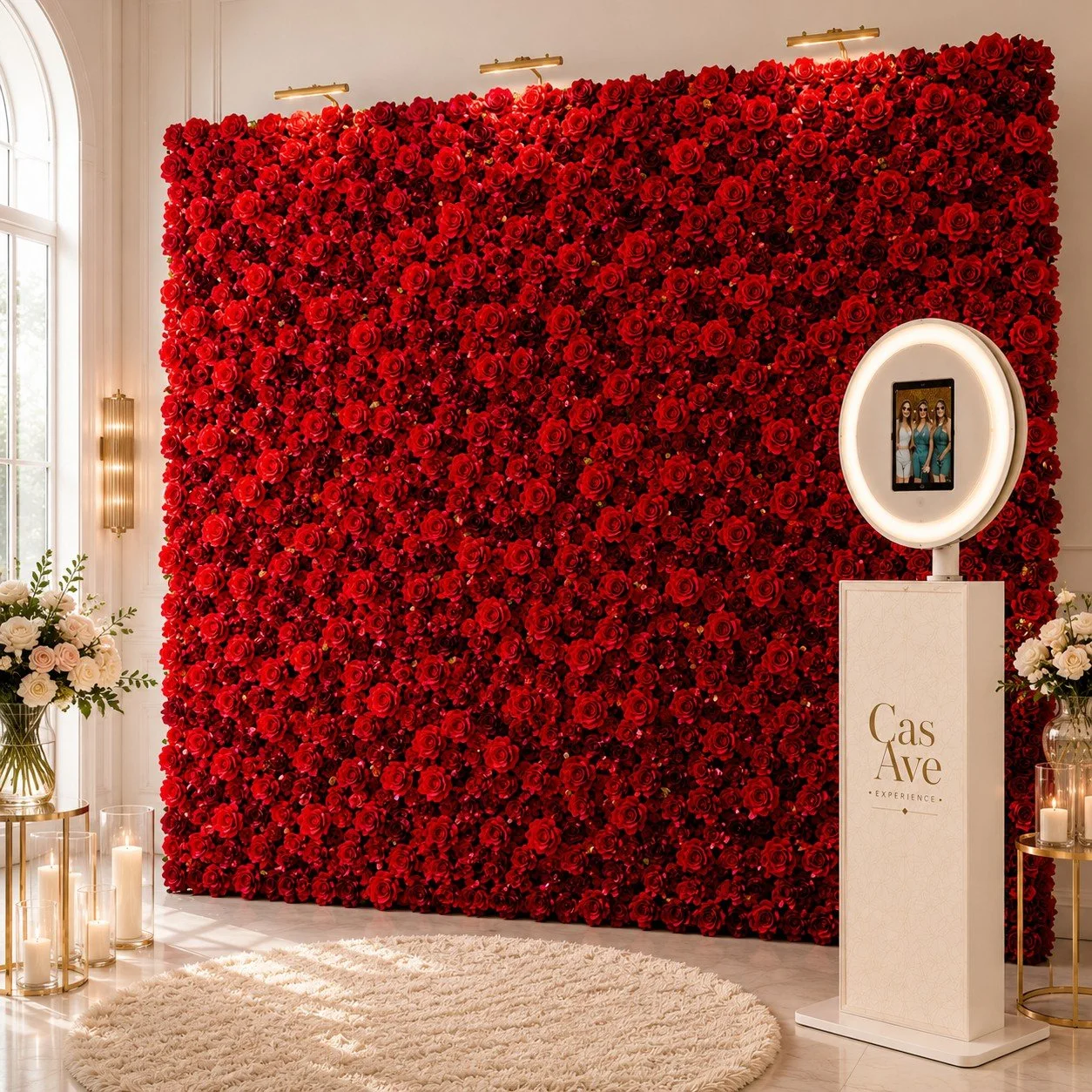 The Luxe Rose Wall - 4 Hour Standalone rental