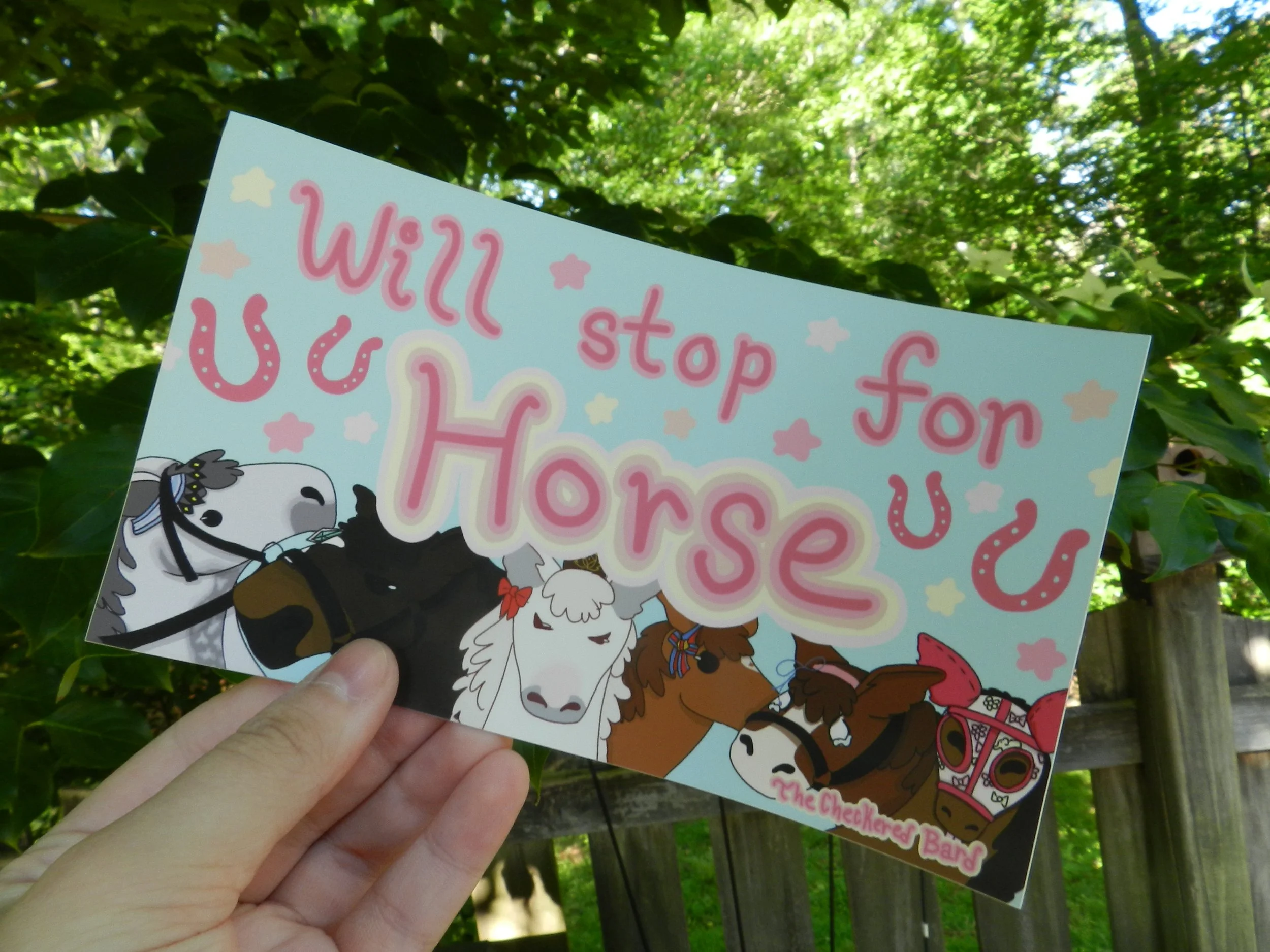 Will Stop for Horse!