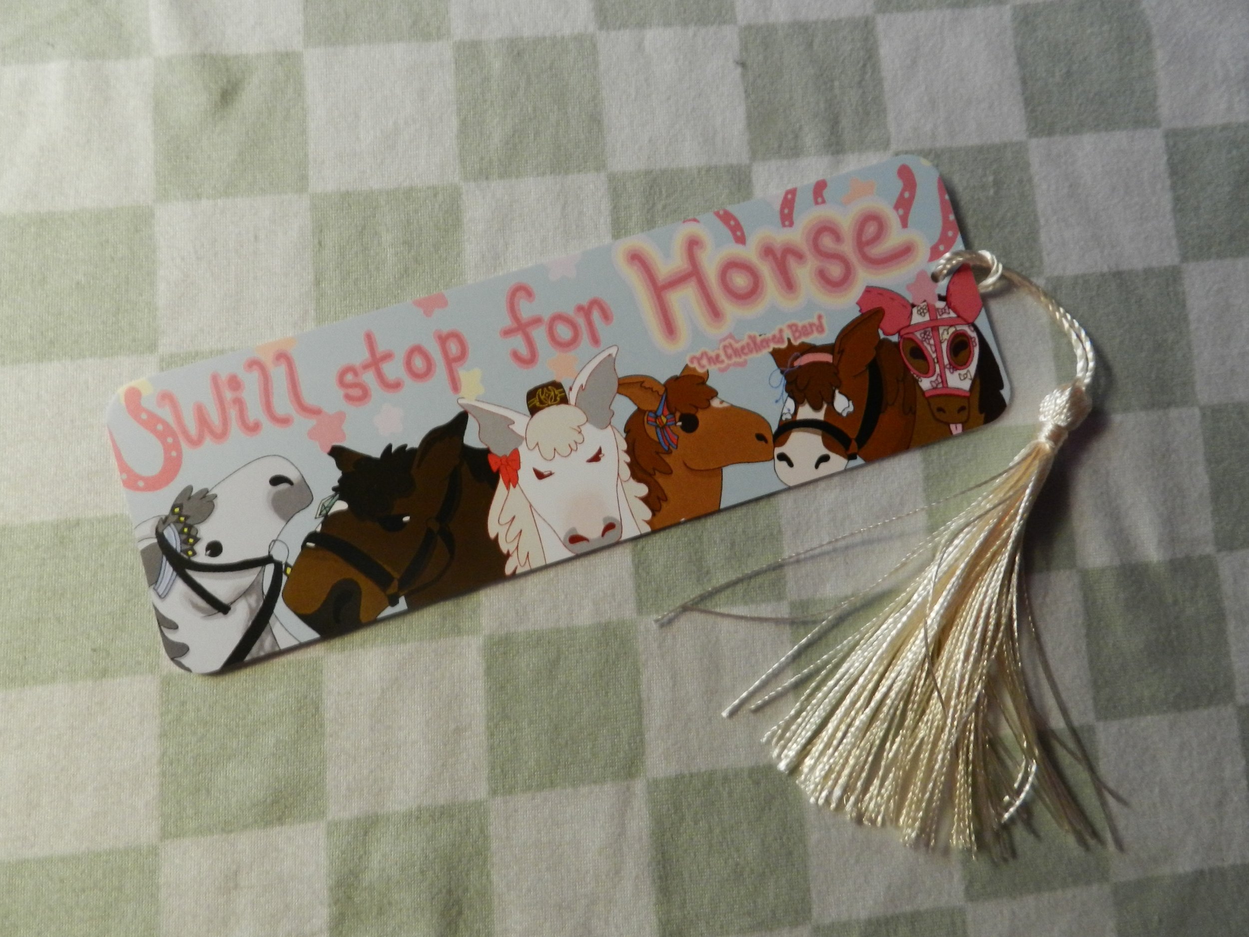 Will Stop for Horses Bookmark