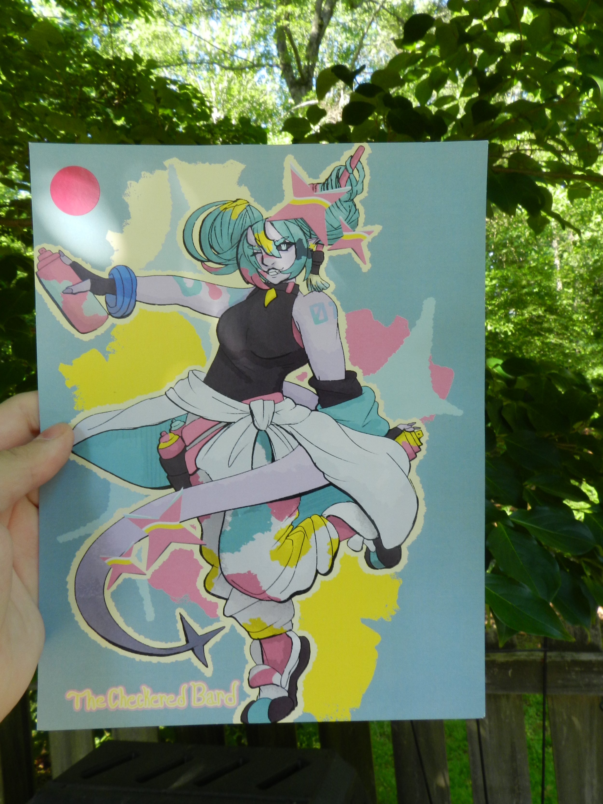 Tiefling Miku Print