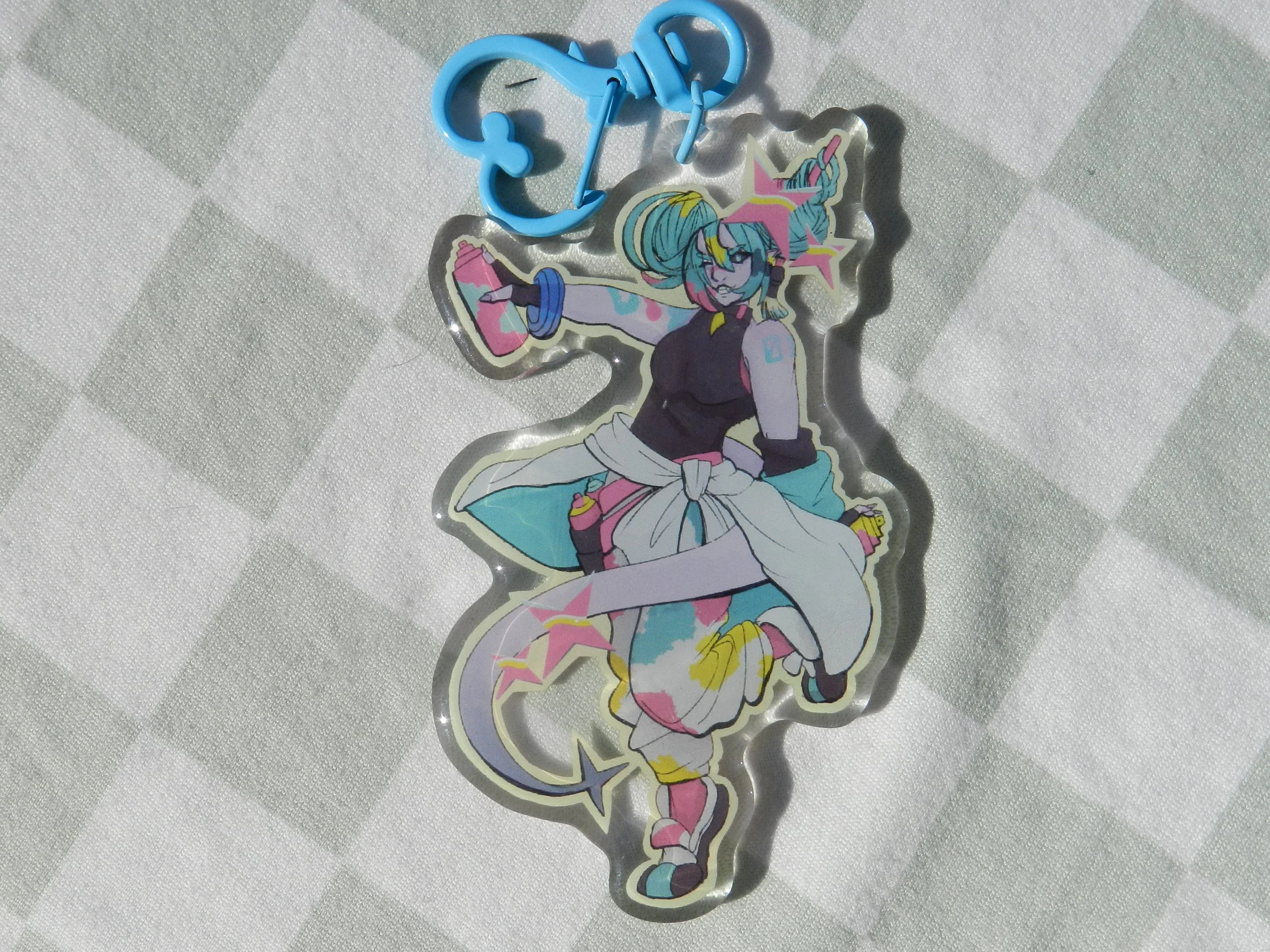 Tiefling Miku Keychain