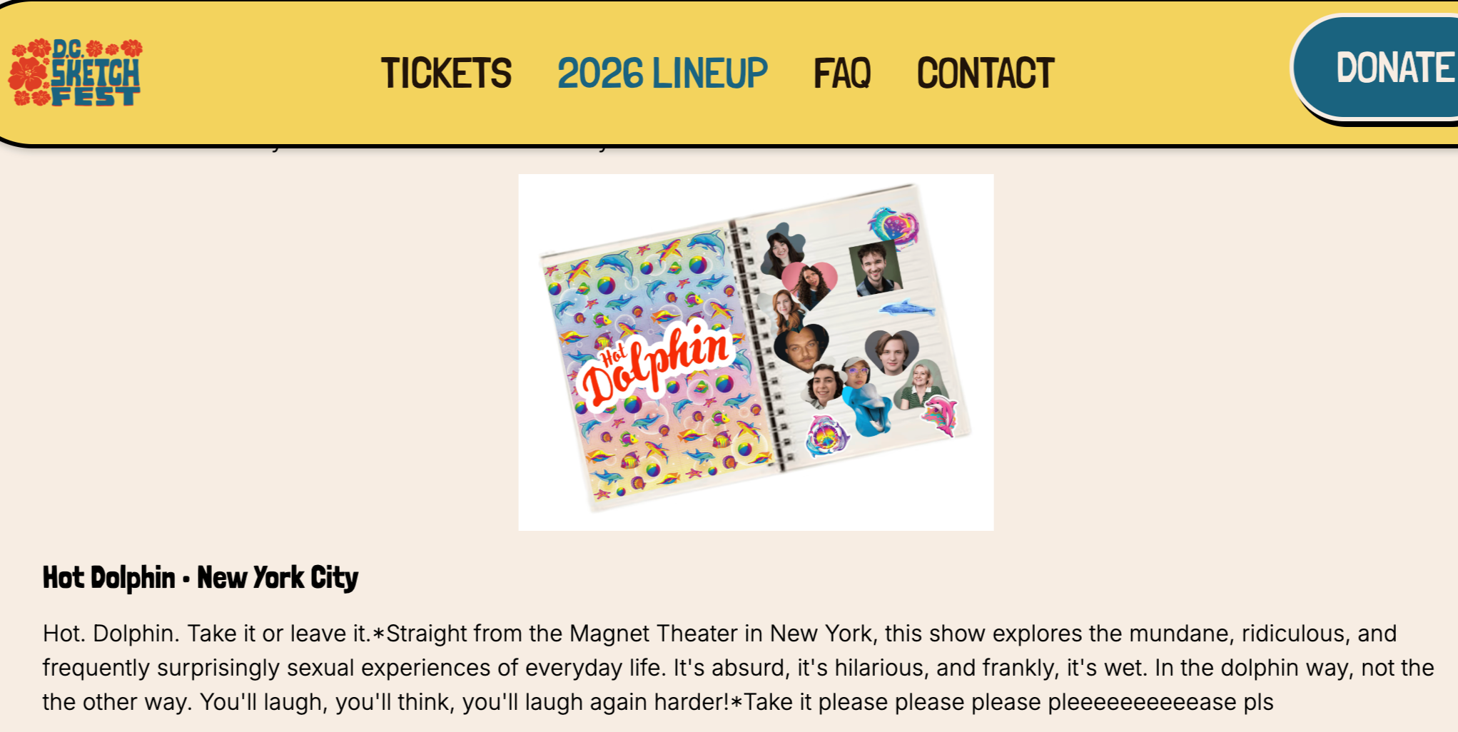 2026 DC Sketch Fest