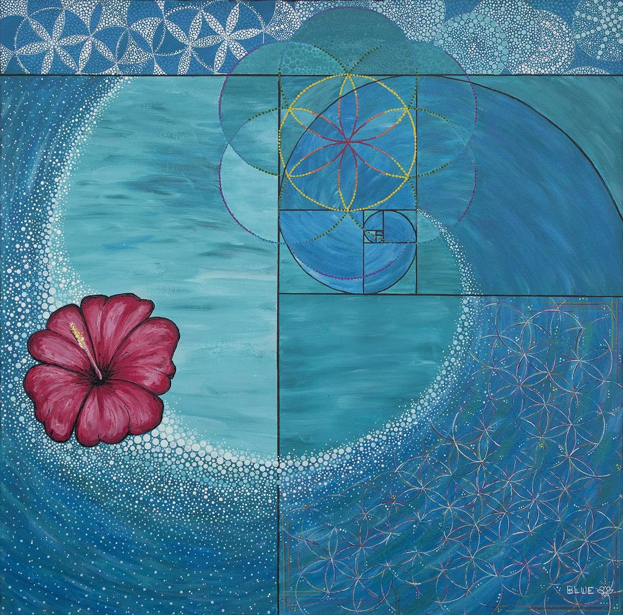 Lani's Wave Canvas/Paper Prints