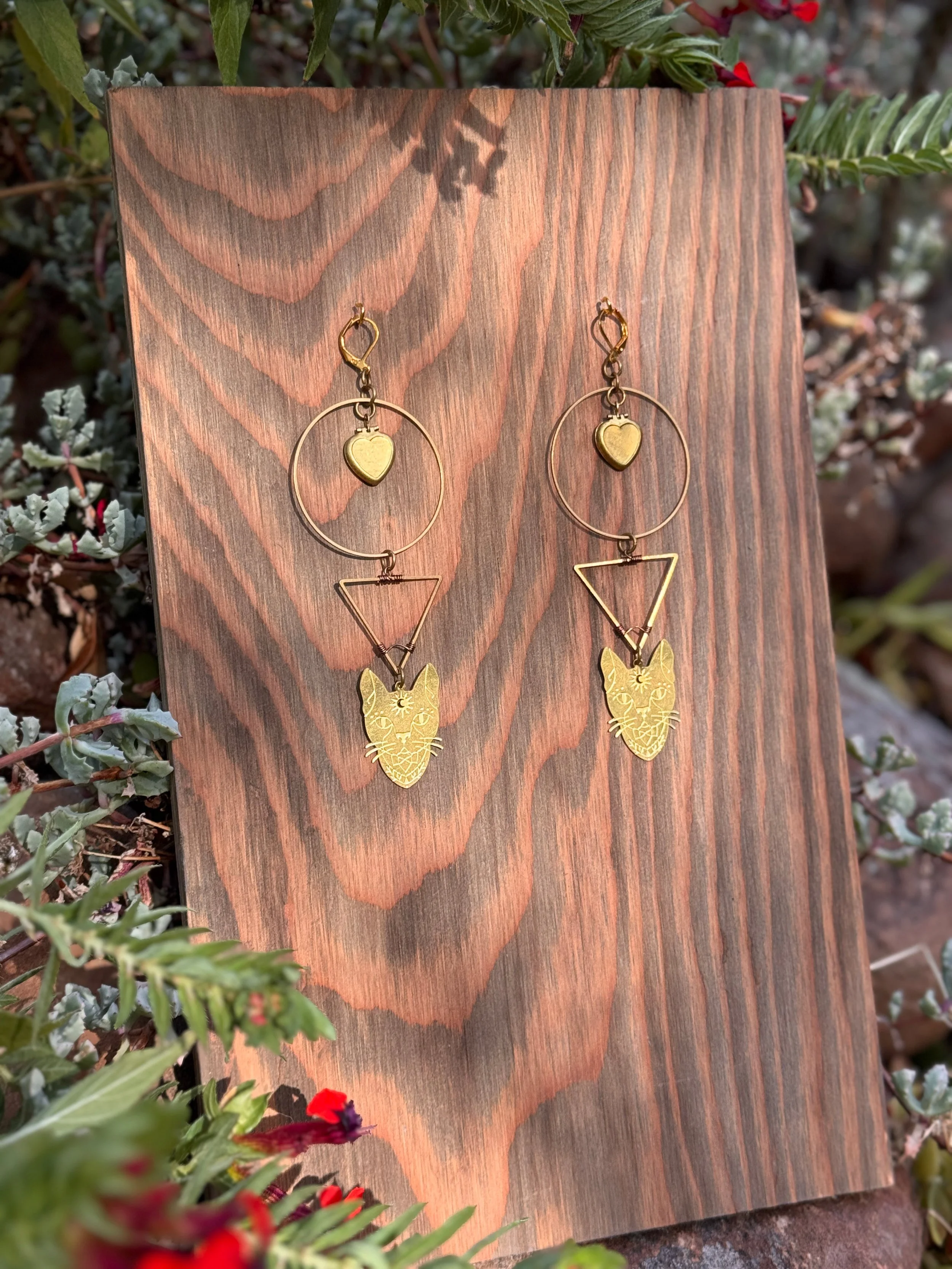 Sir Purrculiar  | Shape Shifter Earrings🐈‍⬛🌙