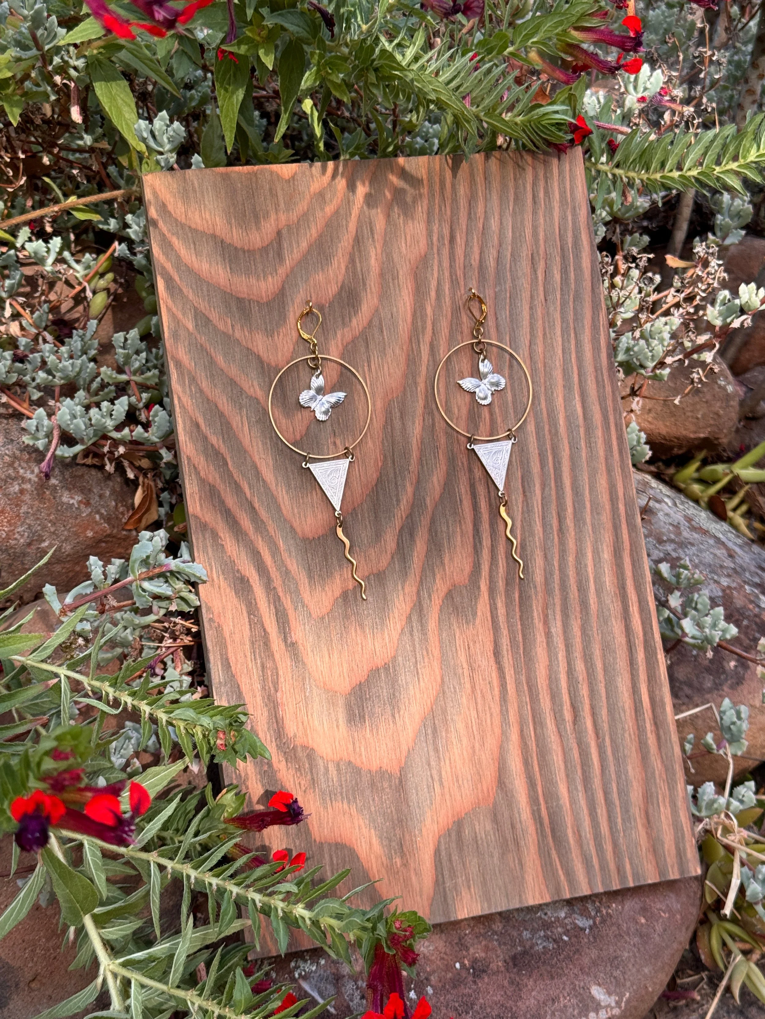 Flutter & Flirt | Medium Hoop Earrings 🦋✨ - 5.jpg