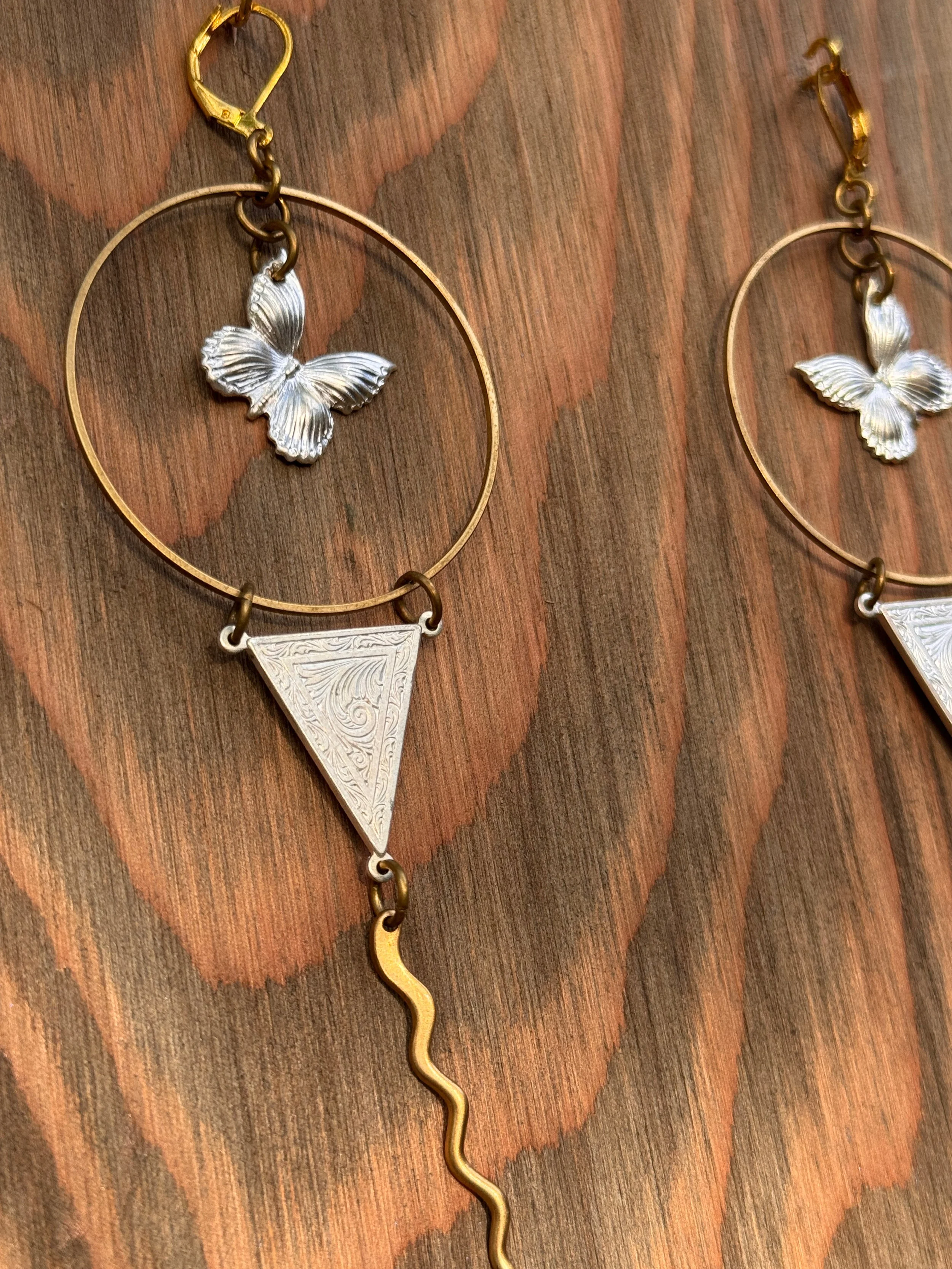 Flutter & Flirt | Medium Hoop Earrings 🦋✨ - 3.jpg