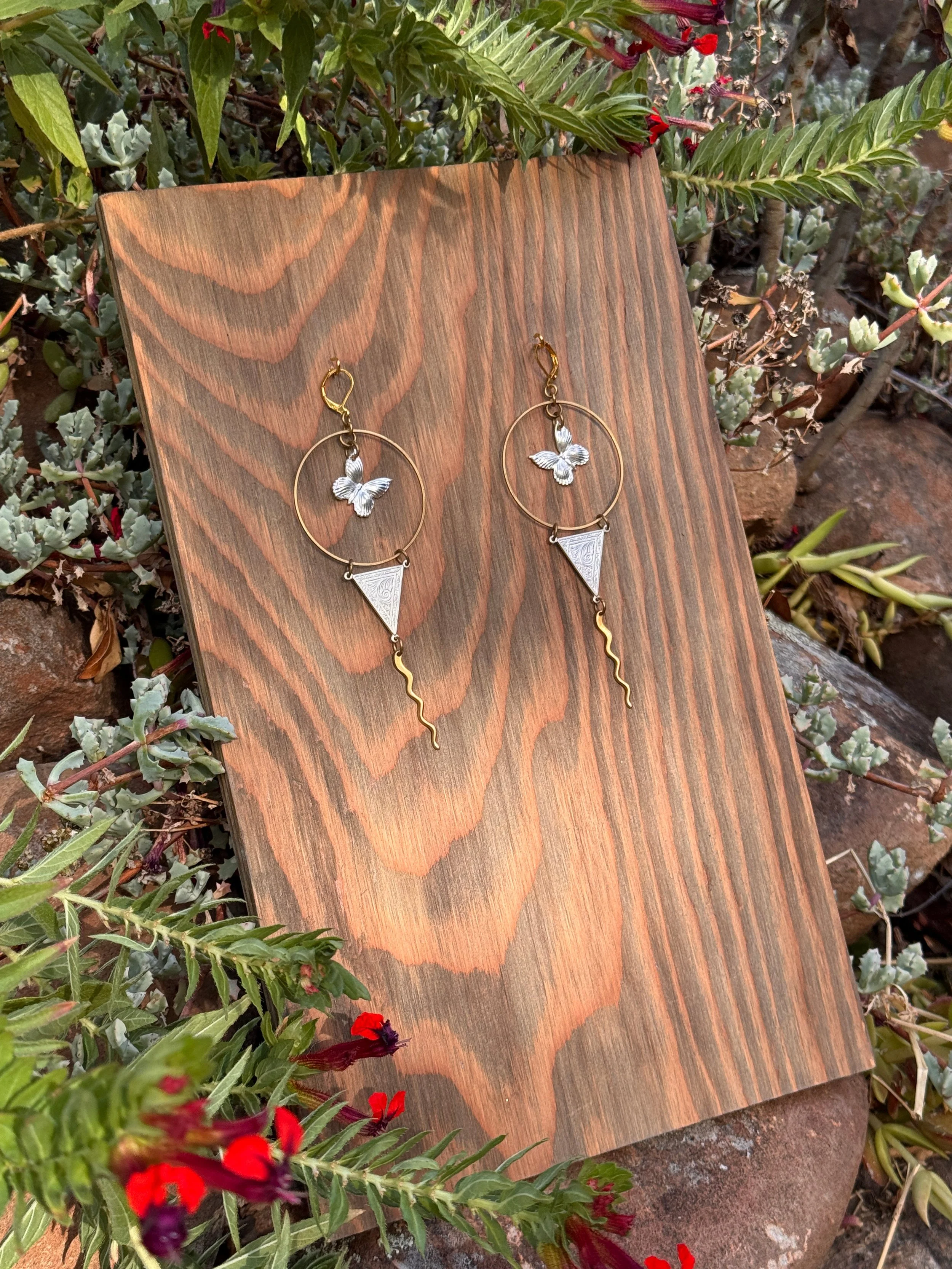 Flutter & Flirt | Medium Hoop Earrings 🦋✨