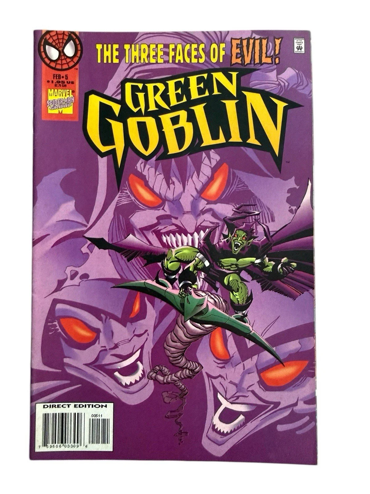 Green Goblin #5 (Marvel Comics February 1996)