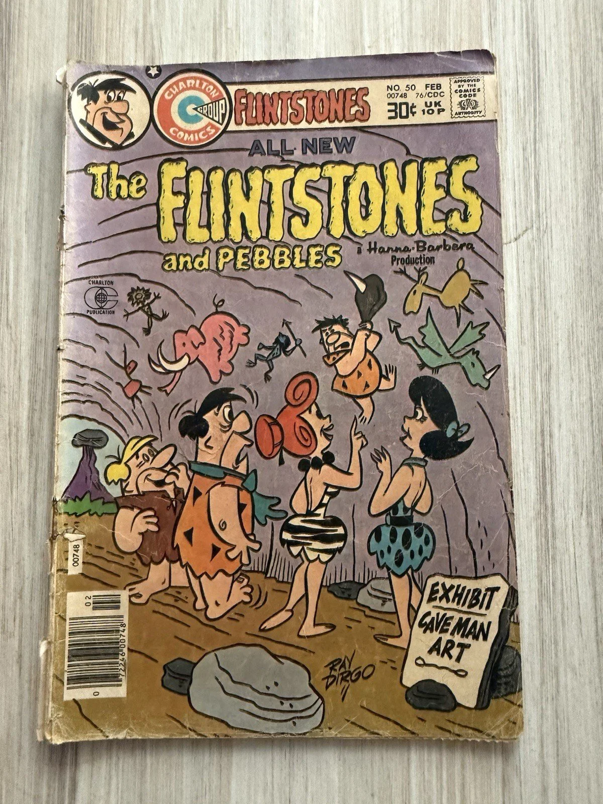The Finstones And Pebbles Charlton Group Comics 1977 Hanna Barbera Vintage