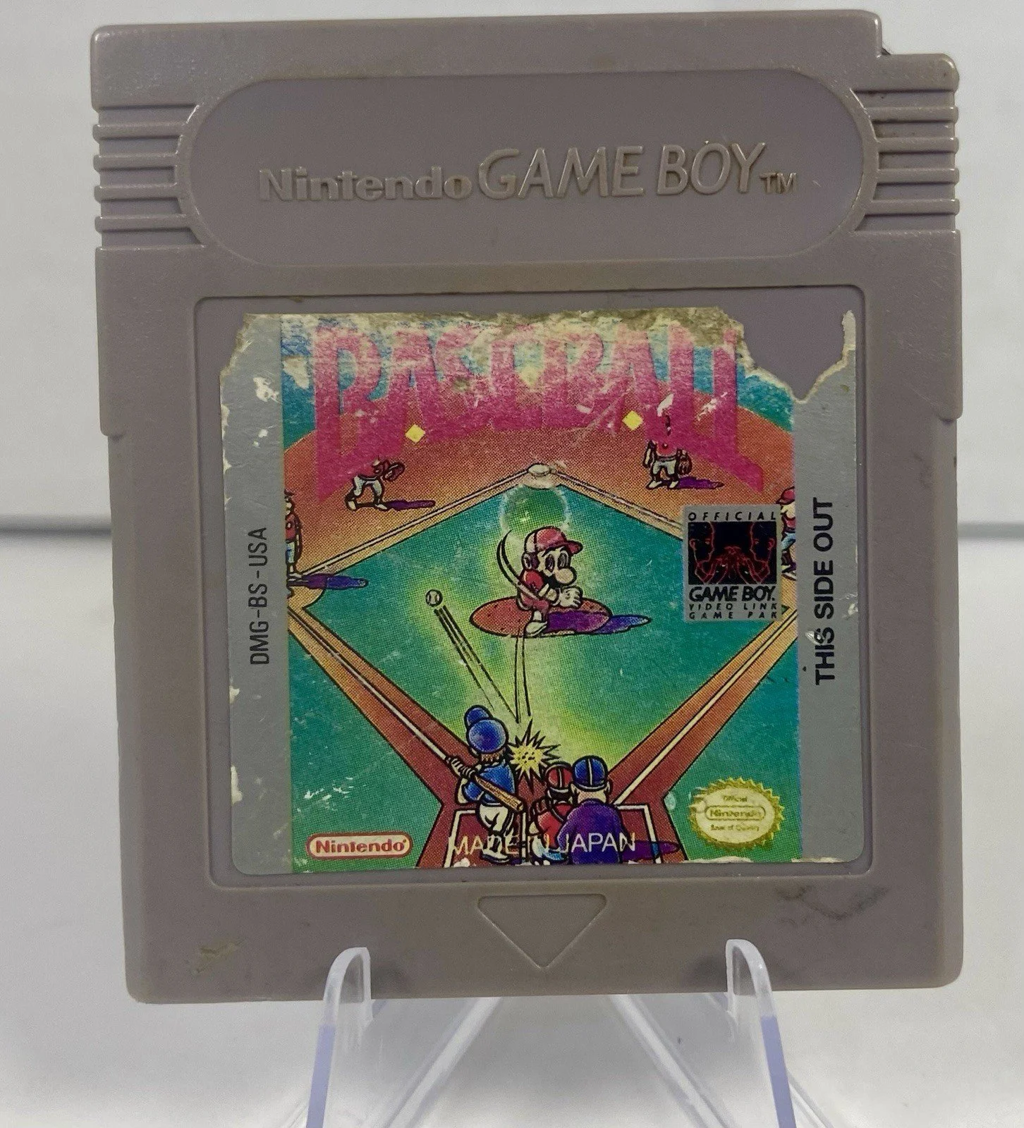 Nintendo Game Boy Baseball Authentic Official Tested & Working Vintage 1989