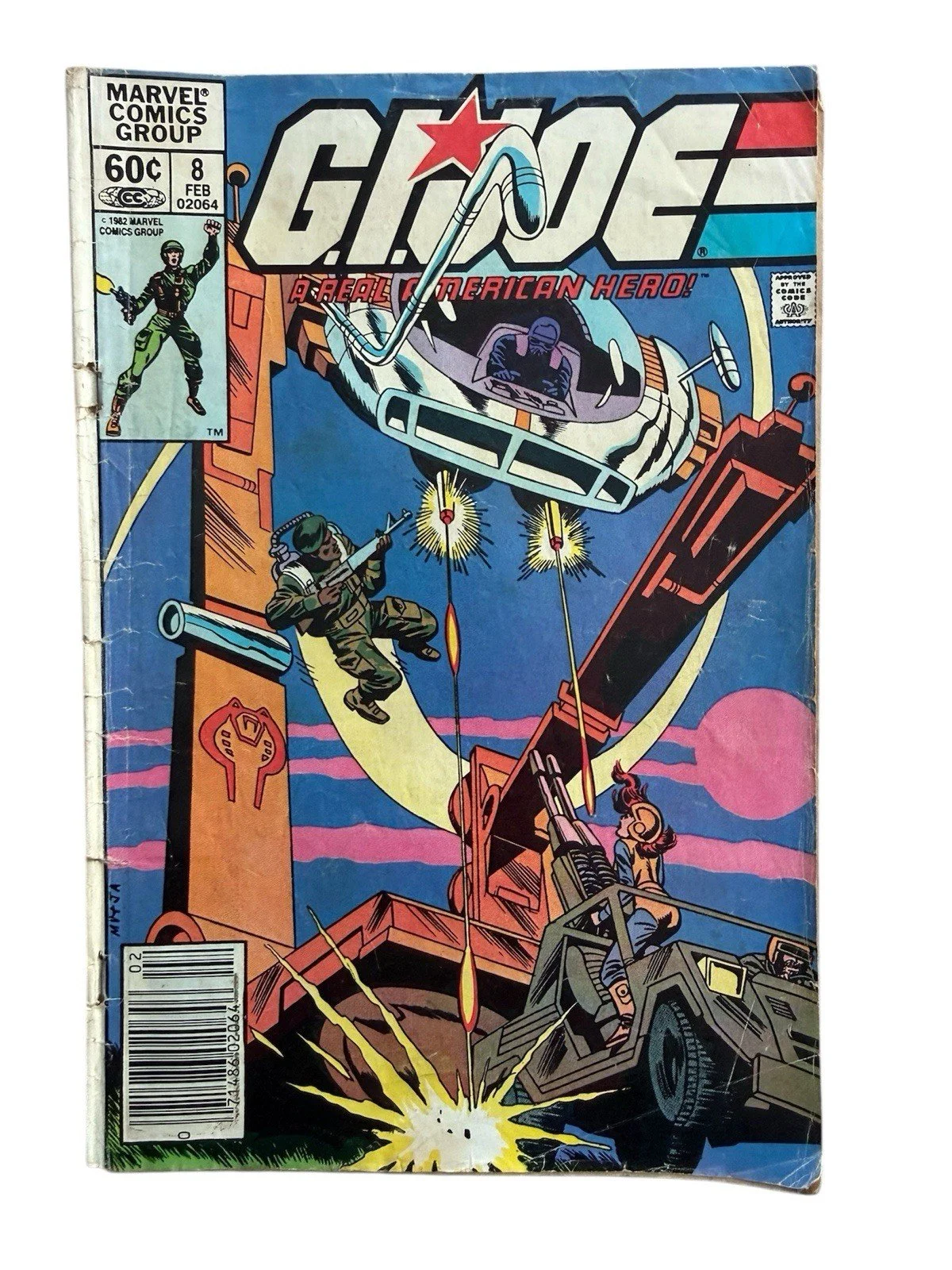 G.I. Joe: A Real American Hero #8 (Marvel 1983) - VF- Newsstand 1st print