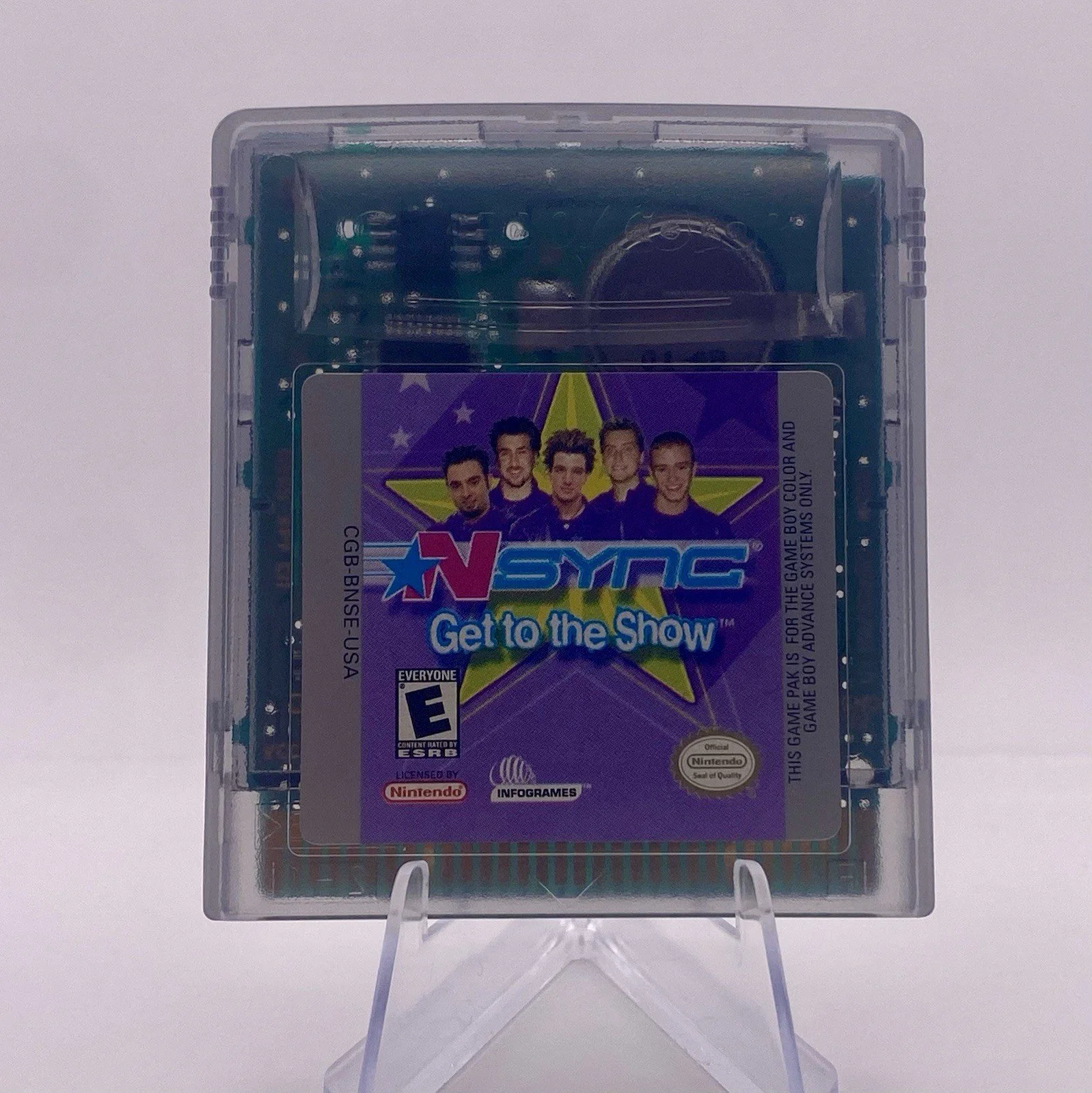 NSYNC GET TO THE SHOW Nintendo GameBoy Color Tested And Working