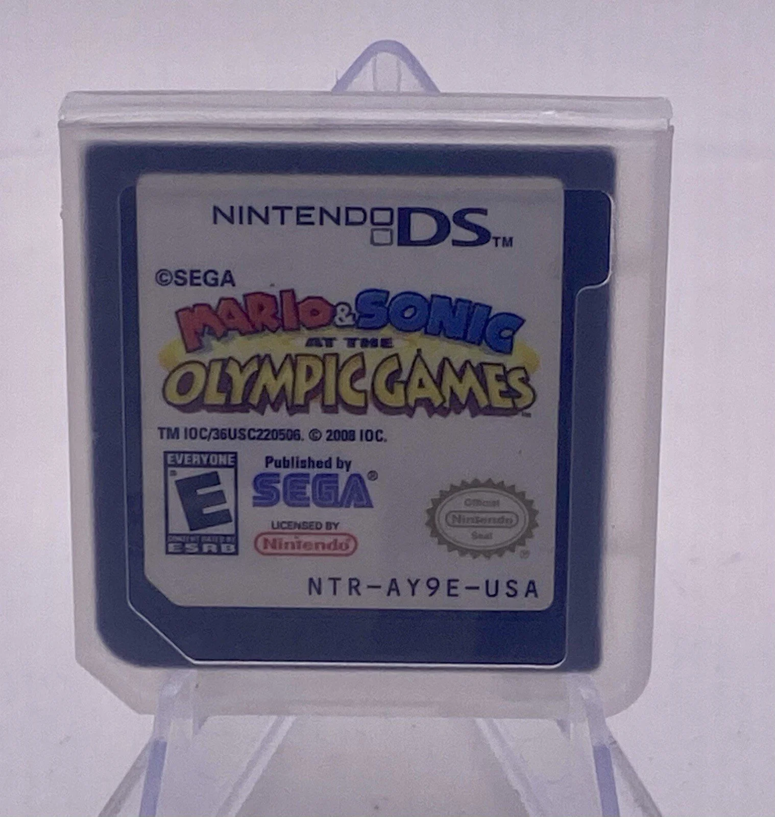 Mario & Sonic AT The Olympic Games 2008 Nintendo DS Cartridge Only - Works Great