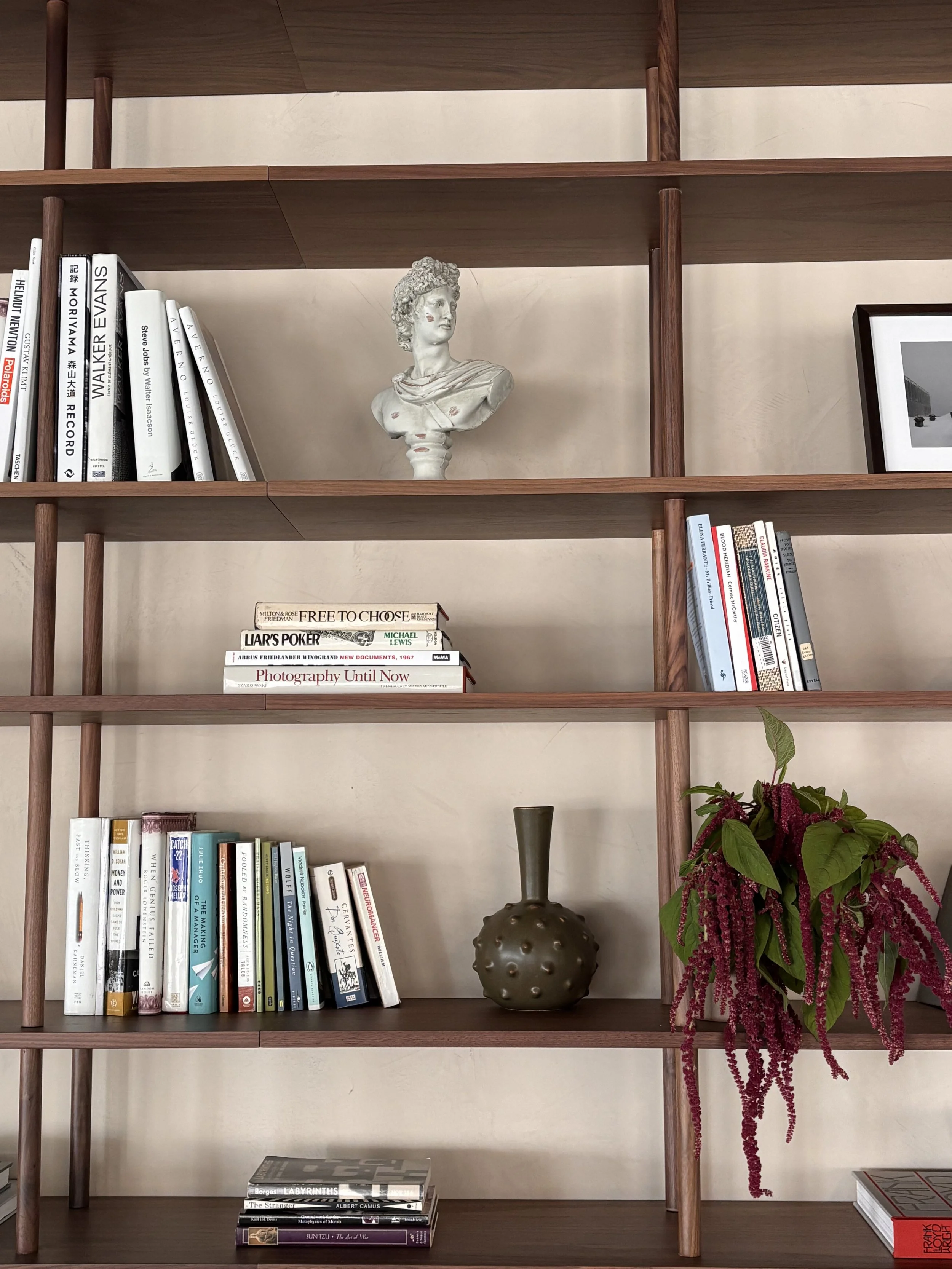 Library styled by Adrian Jacob Creative. Interior Designer hiring Interior Stylist for Install Day. Hire Help for Install Day.
