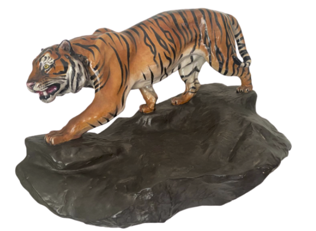 Tiger On A Rock