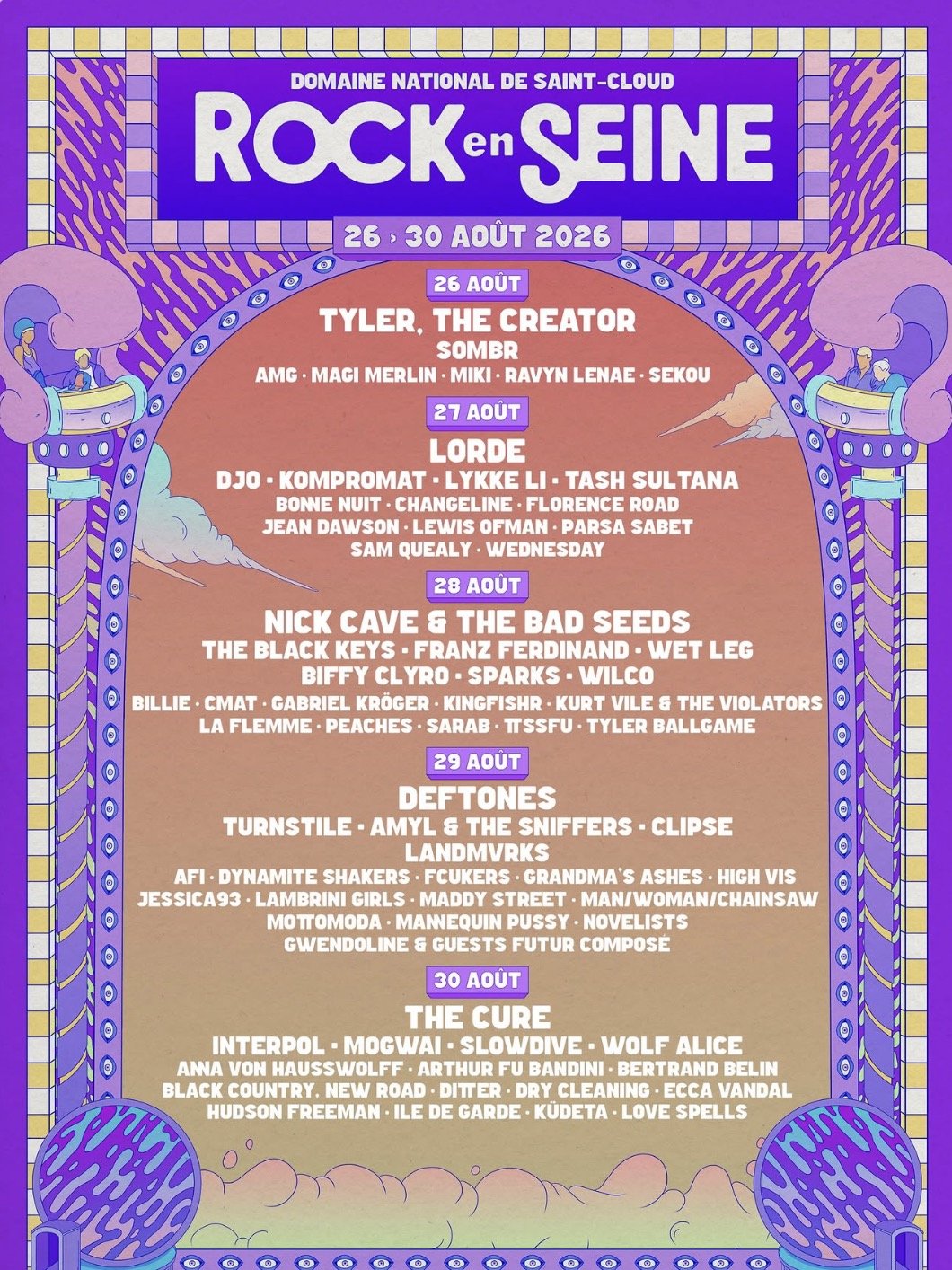 ROCK EN SEINE 2026: WHEN PARIS BECOMES A RIVER OF SOUNDS