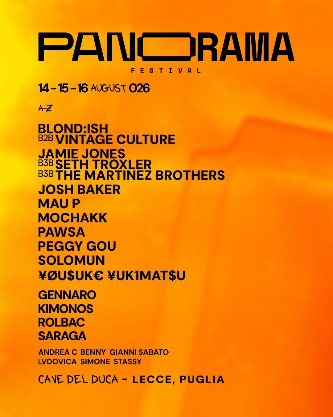 Panorama Festival Unveils Full Schedule Ahead of Its August Return to Puglia