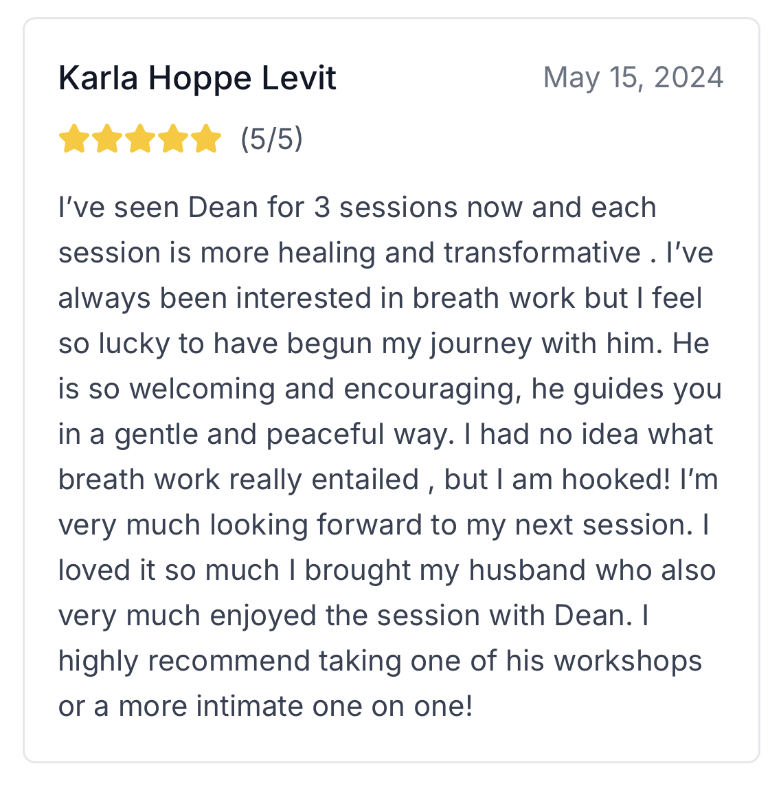 Breathwork Client