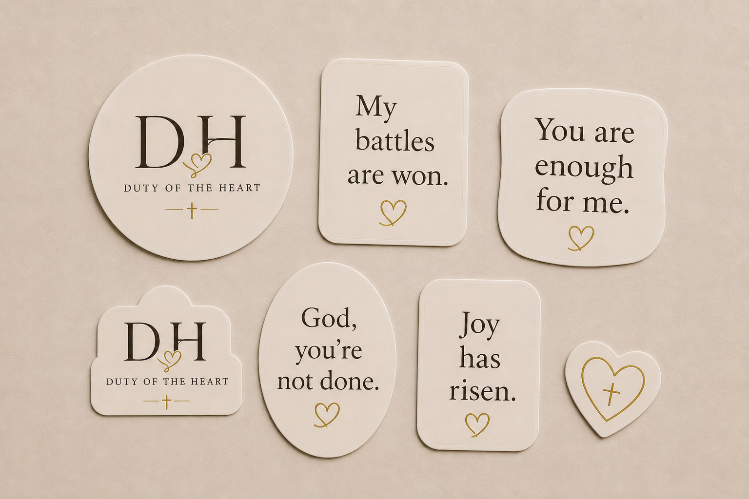 DUTY OF THE HEART – STICKER SET