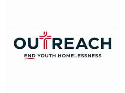 Logo for Out to Reach organization with the slogan 'End Youth Homelessness'.