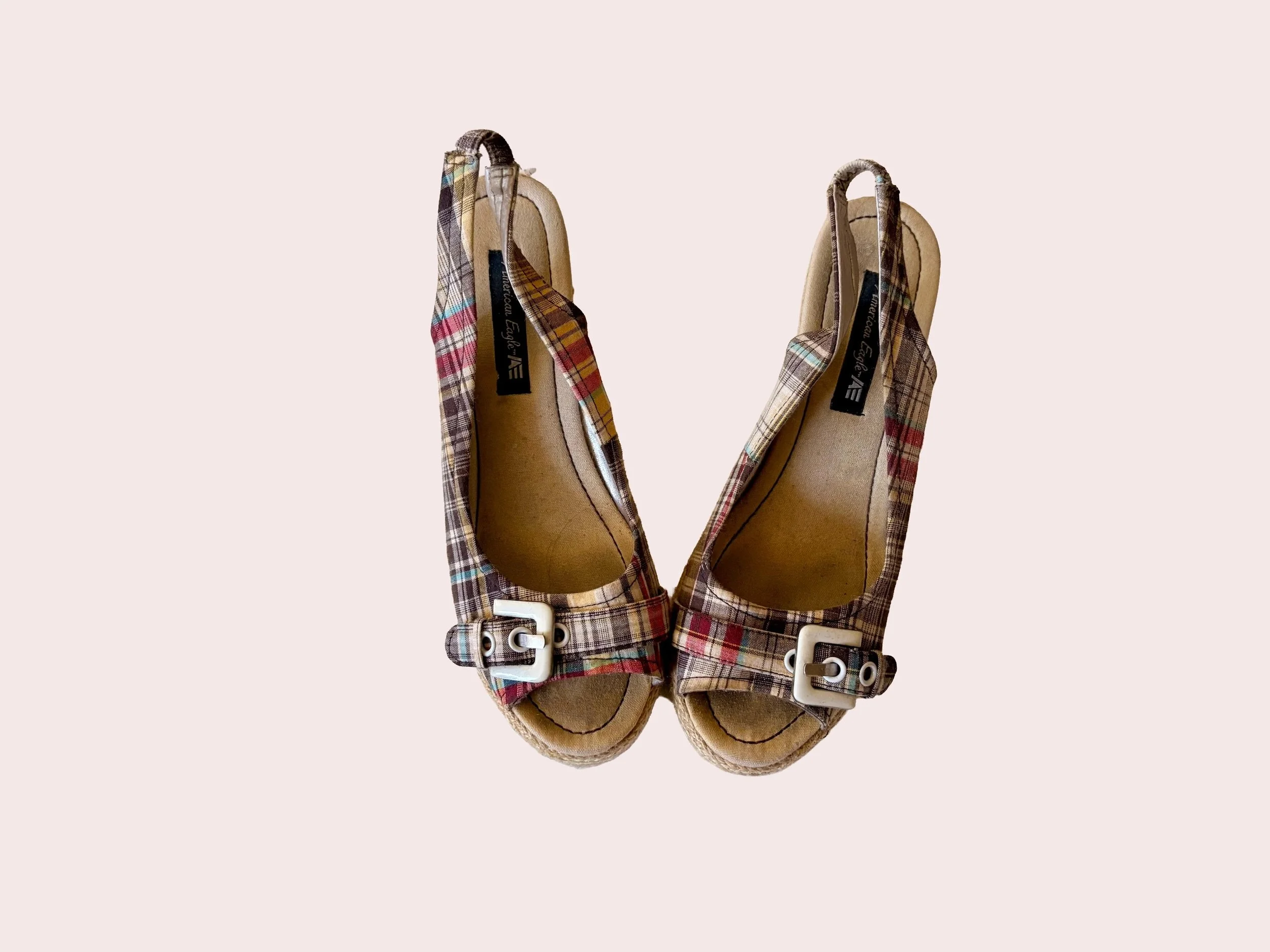 Plaid Wedges