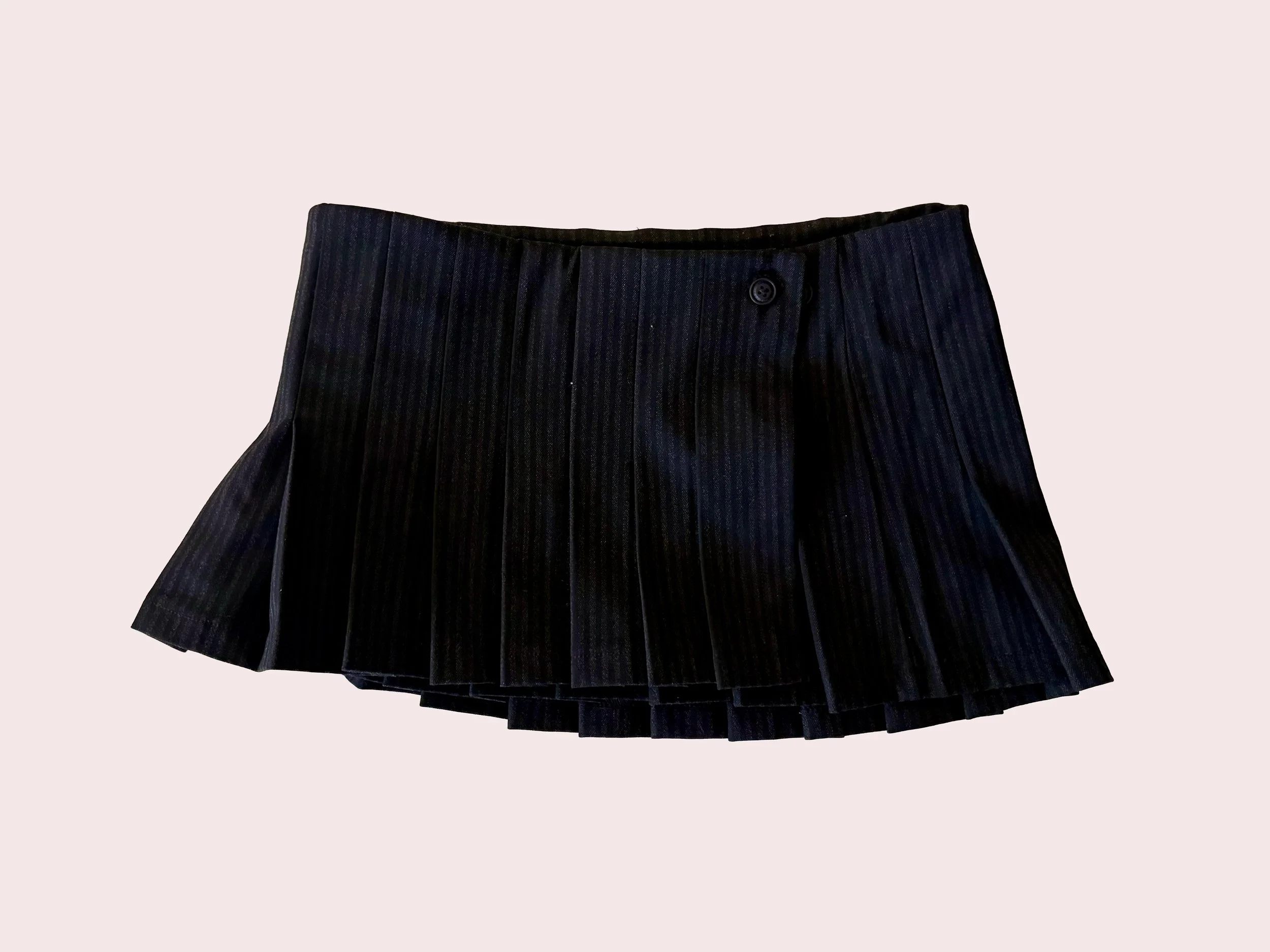 Black Mini Skirt Front Lay.jpg