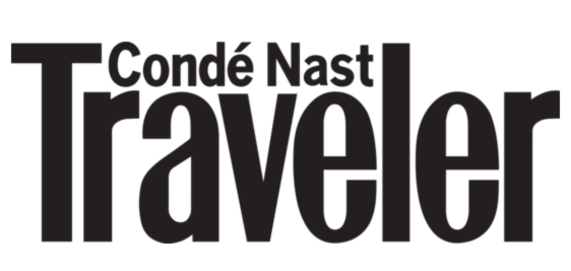 Condé Nast Traveler logo in black text on white background