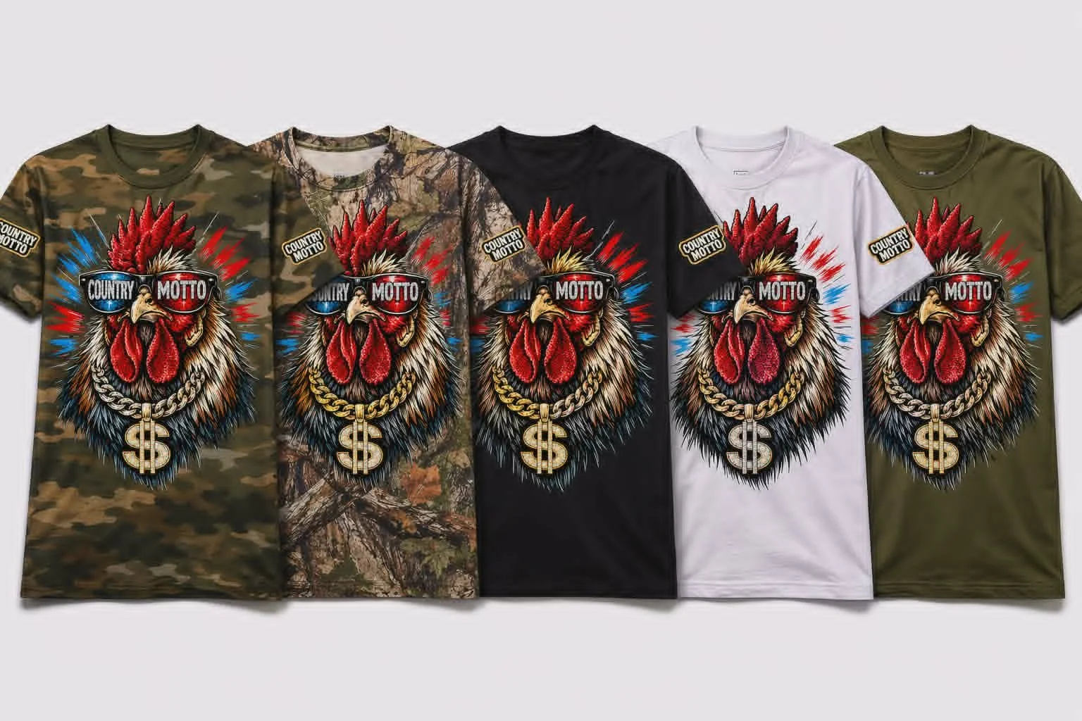 Rooster Graphic Shirt