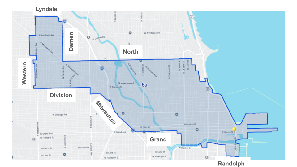 District 6A boundary map
