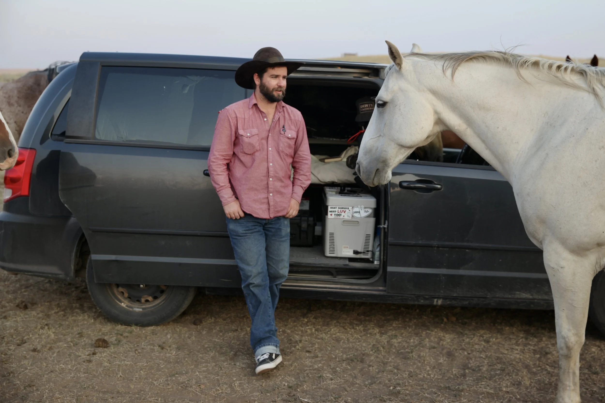  Author J.B. Zielke at the Daly Ranch in Wyoming 