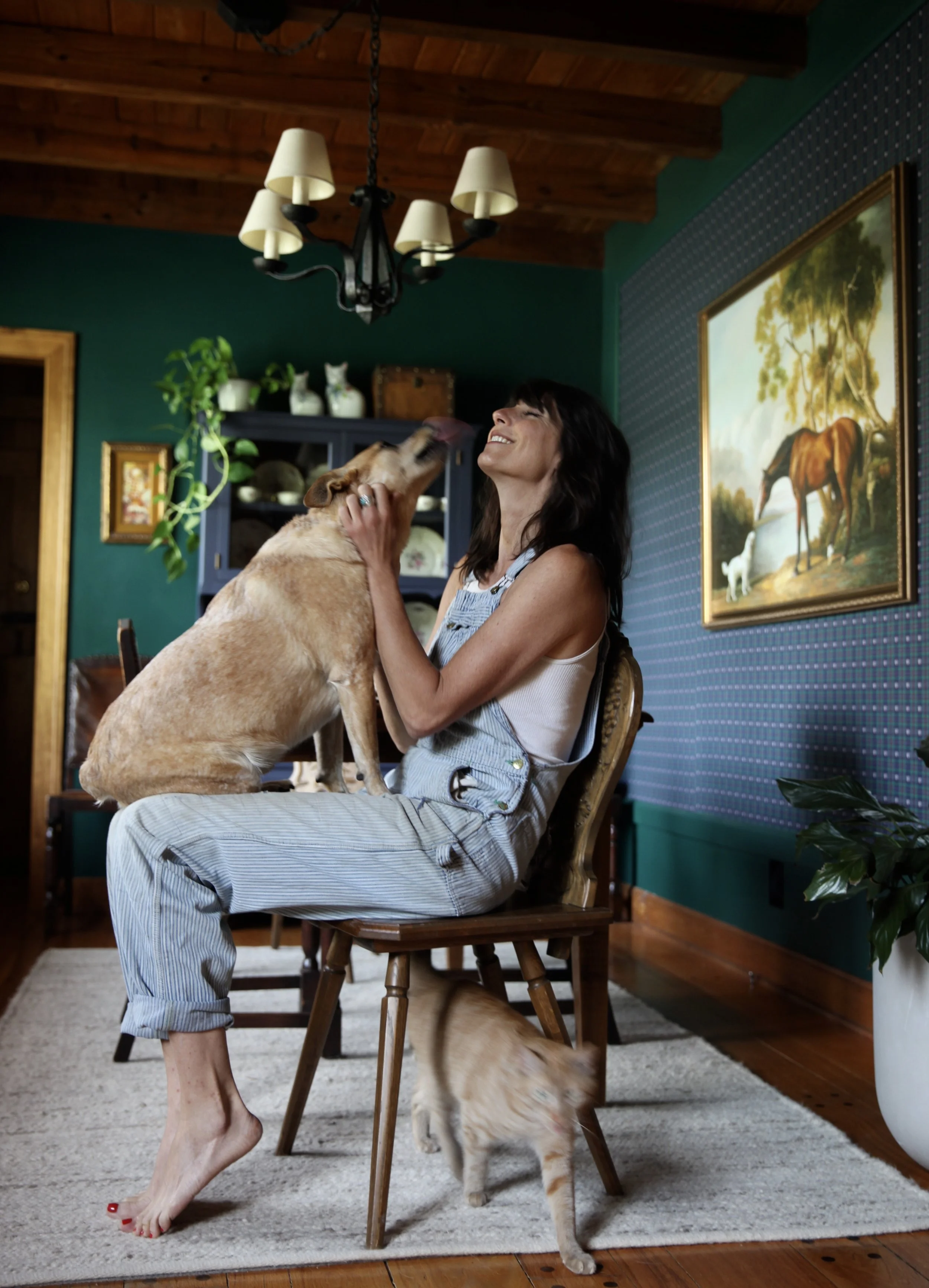 Artist Nicki Bluhm at her home in Nashville