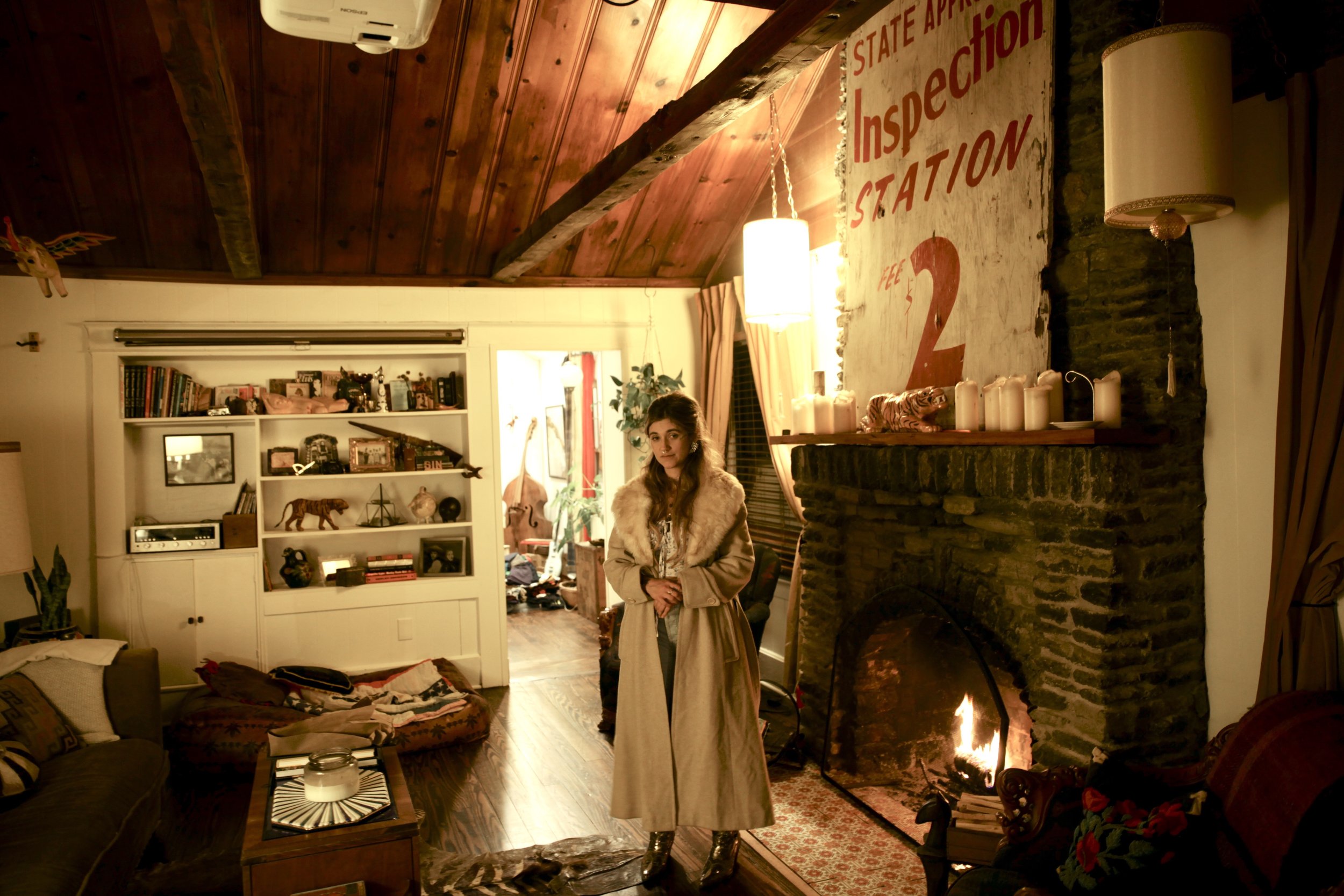 Artist Sierra Ferrell at Nikki Lane's home in Nashville