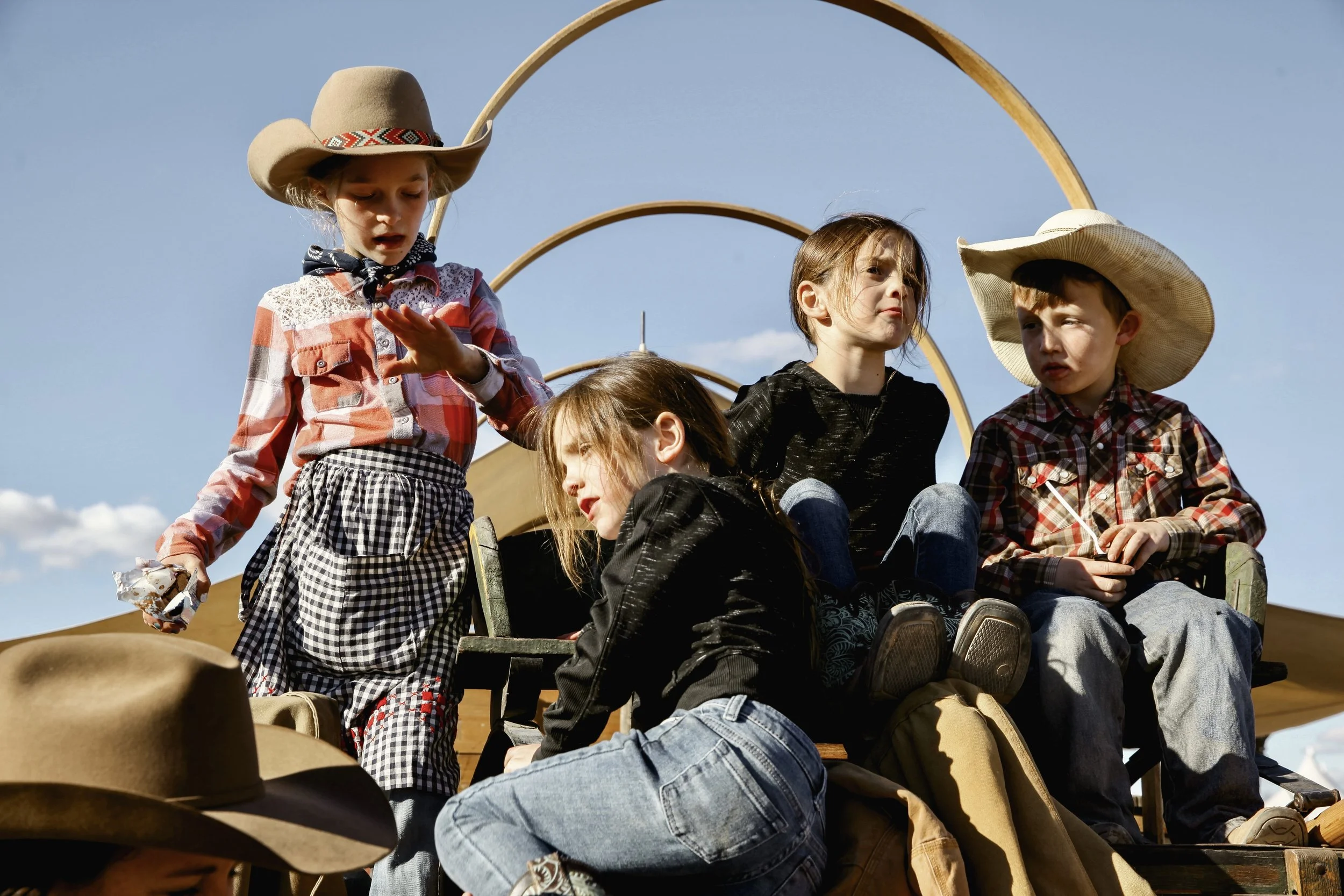 Cousins on the chuckwagon