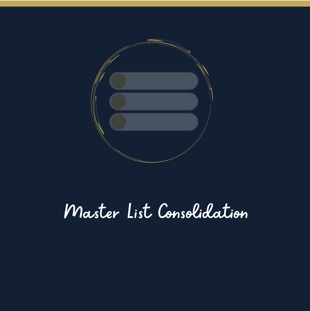 Master List Consolidation