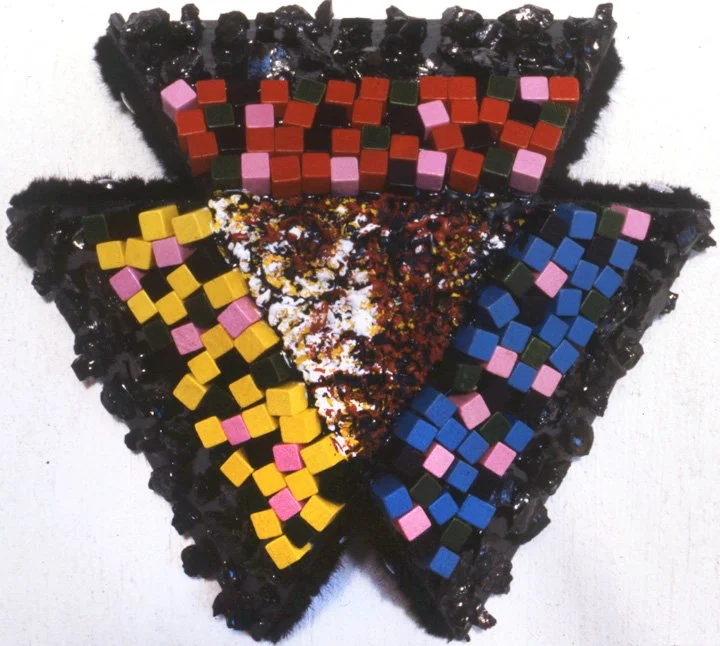 Ken, 1987, mixed media, 9 x 10 x 2.5