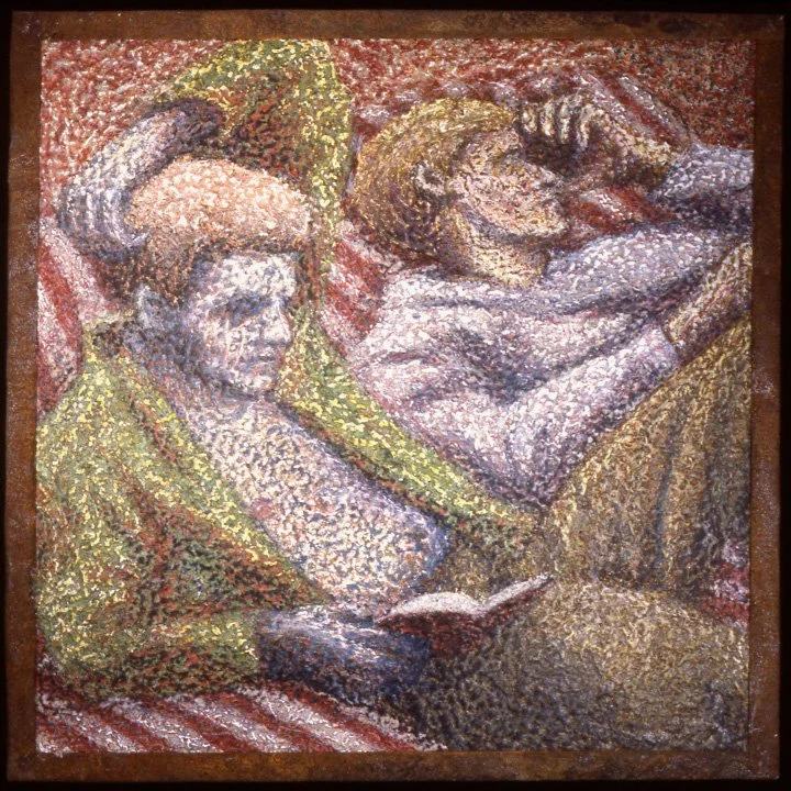 The Book
1985, mixed media, 40 x 40