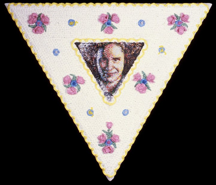Gayle, 1986, mixed media, 30 x 35