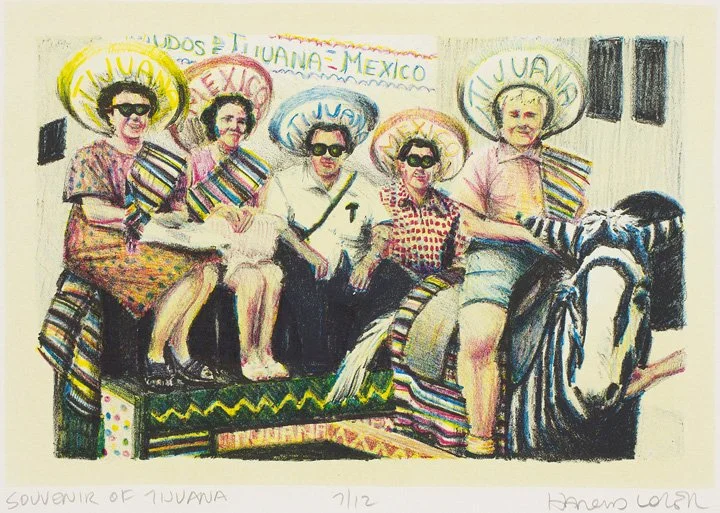Souvenir of Tijuana, 1984, 7.5 x 11